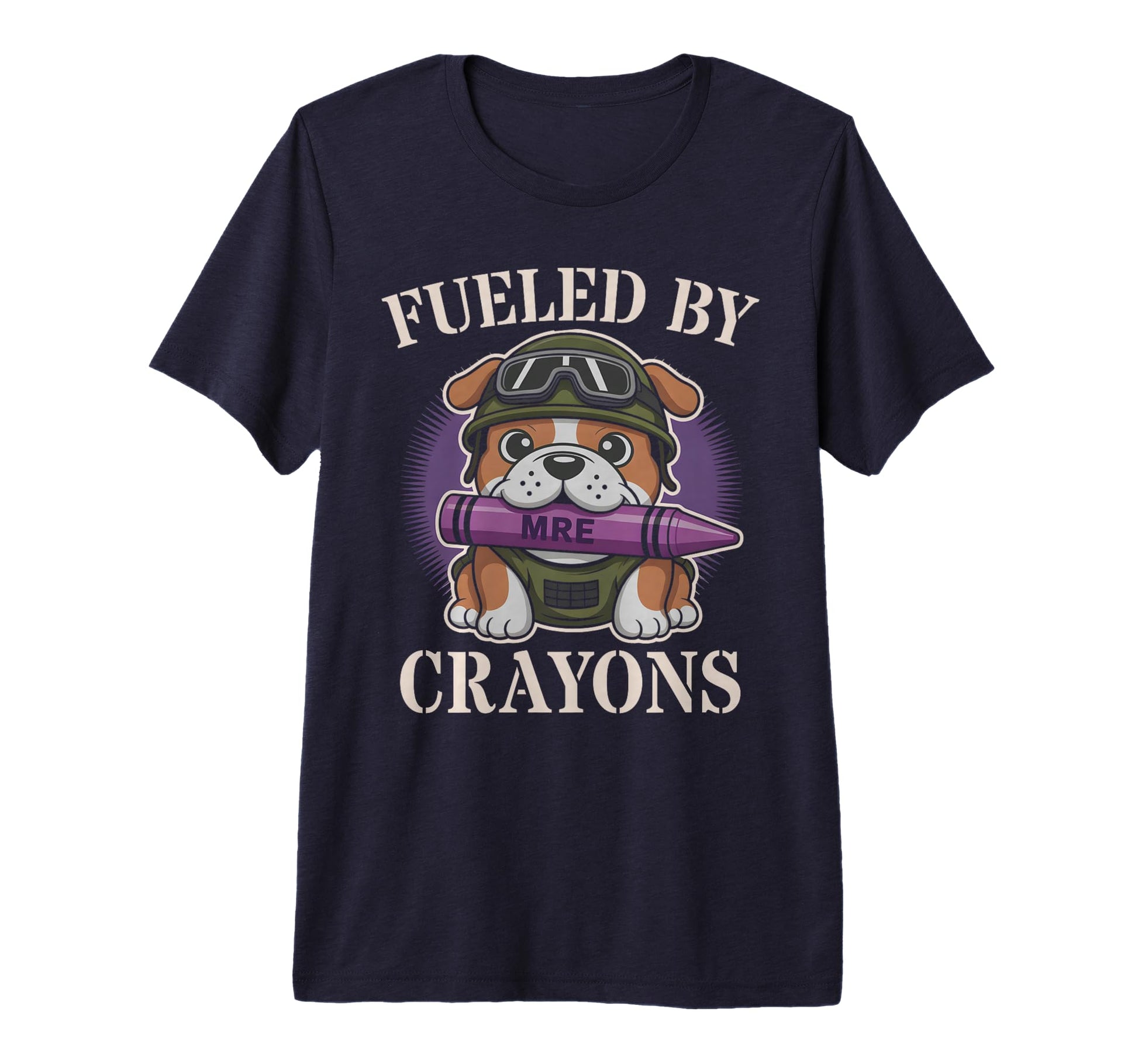 Sarcastic Fueled Crayons Bulldog T-Shirt - Streetwear Style Men Women - T-Shirt, Sweatshirt, Hoodie