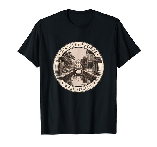 Berkeley Springs West Virginia T-Shirt - Minimalist Print for Adults - T-Shirt, Sweatshirt, Hoodie