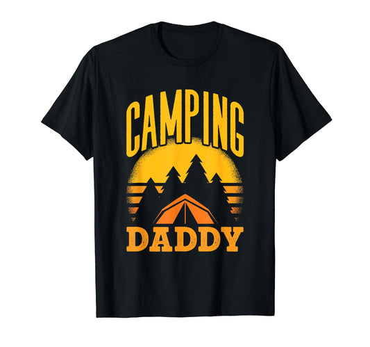 Camping Daddy Camp Campsite Camper Lover T-Shirt - Trendy Graphic Unisex - T-Shirt, Sweatshirt, Hoodie