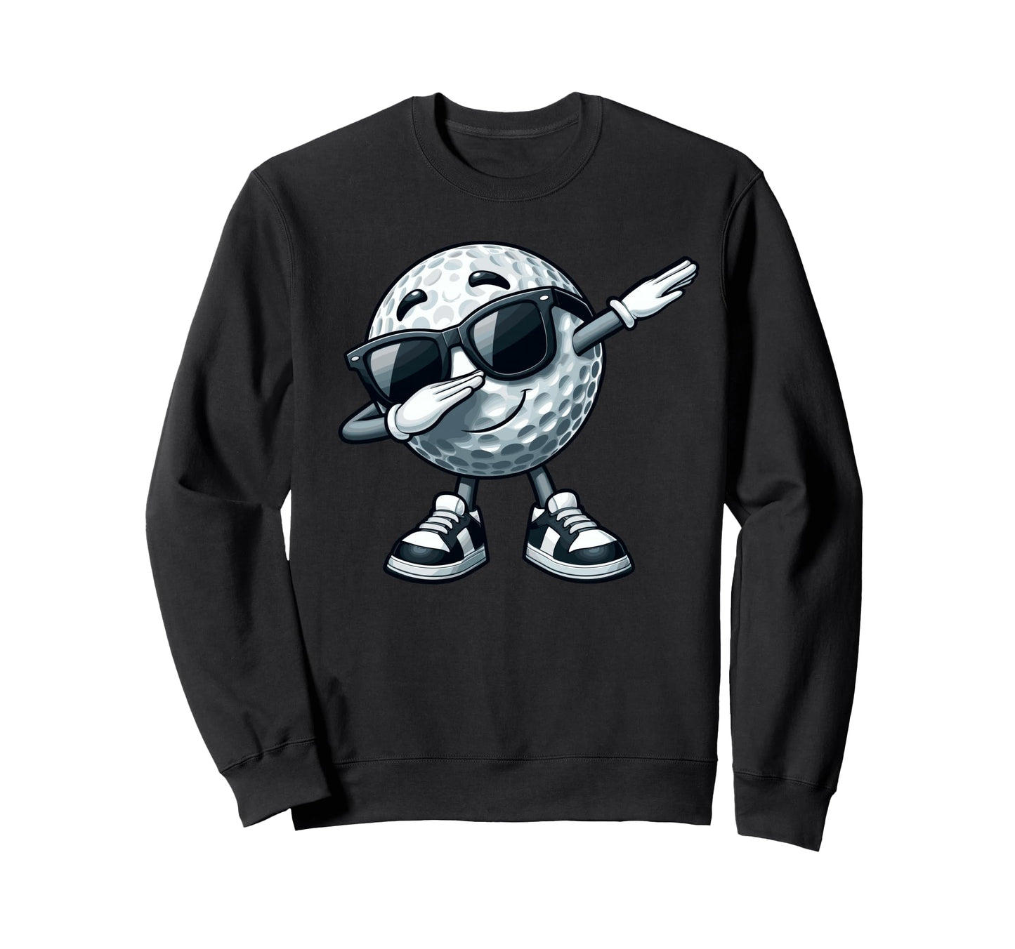 Funny Dabbing Dab Golf Ball Player Sweatshirt - Trendy Graphic Men Women - T-Shirt, Sweatshirt, Hoodie