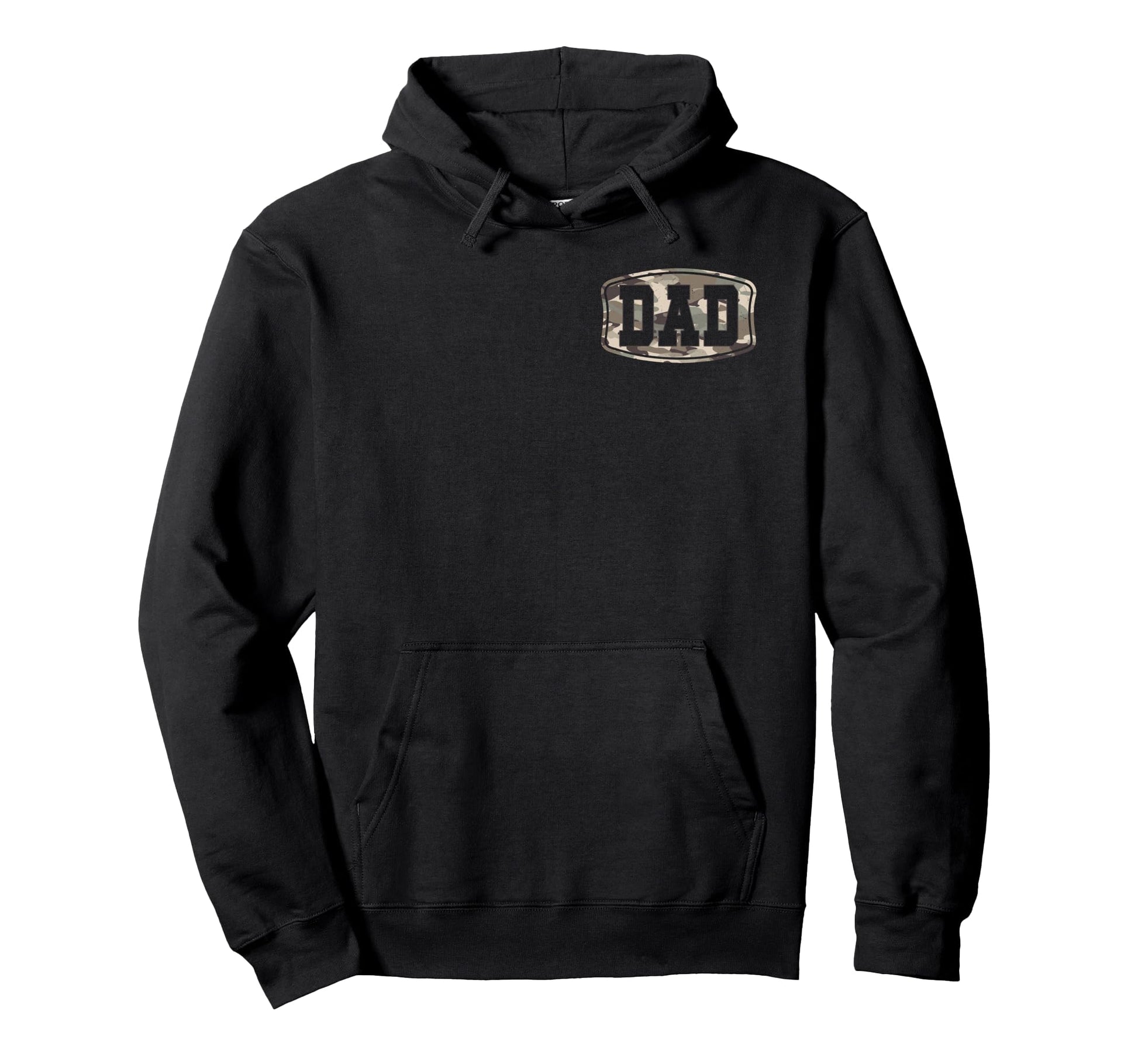 Old School Camo Dad Pocket Camouflage Hoodie - Unique Graphic for Adults - T-Shirt, Sweatshirt, Hoodie
