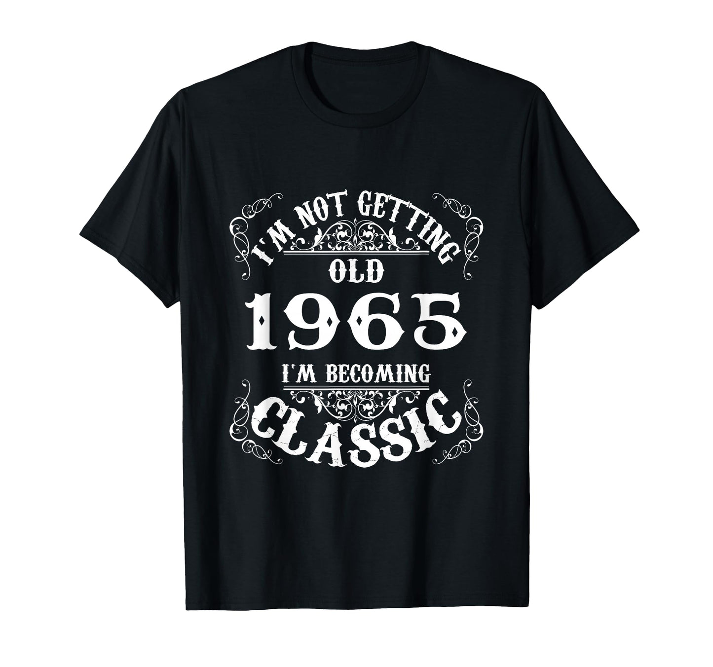 1965 61St Birthday Gift 61 Years Old T-Shirt - Minimalist Print for Adults - T-Shirt, Sweatshirt, Hoodie