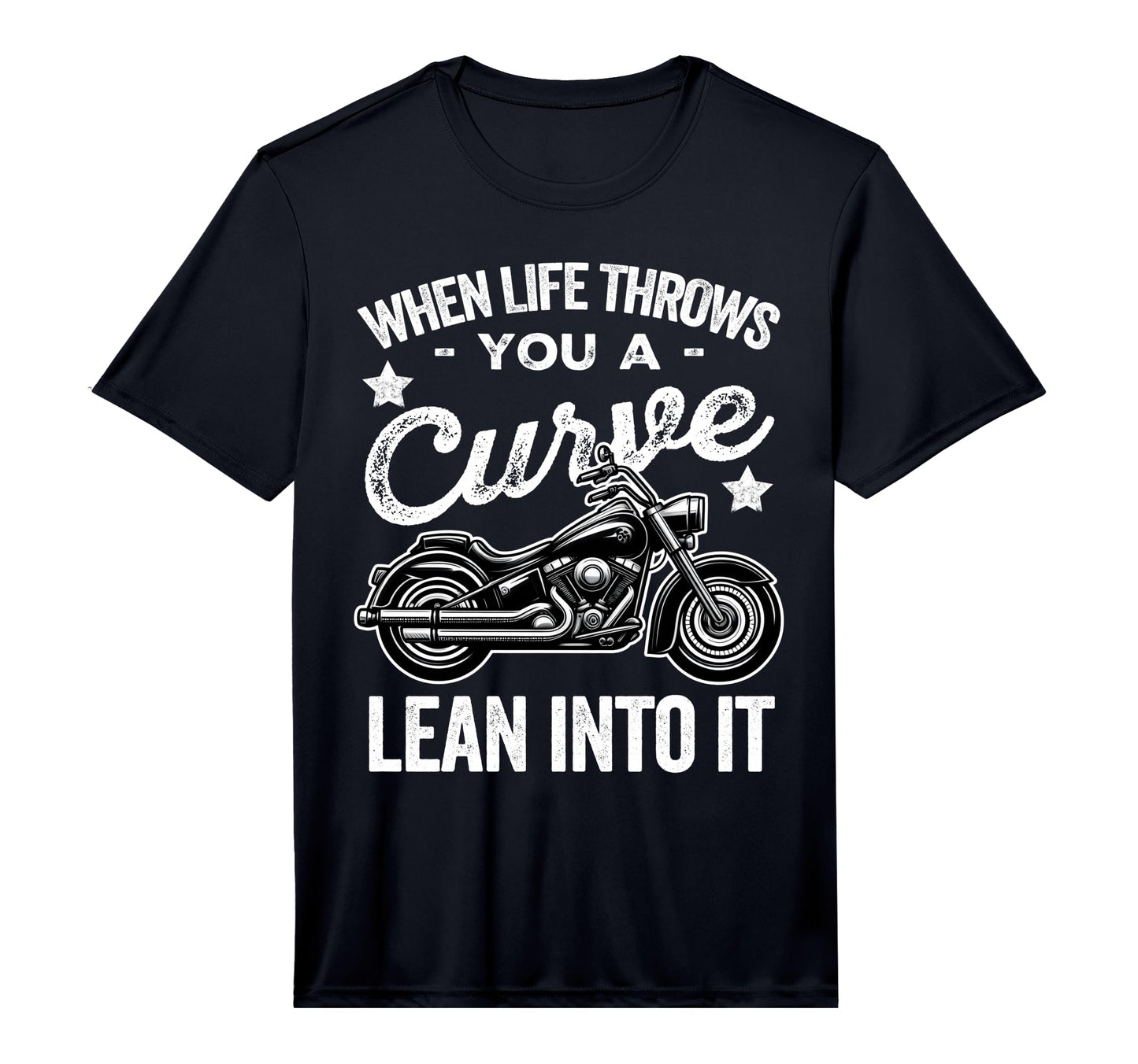 Mens When Life Throws You Curve Lean T-Shirt - Casual Everyday Wear Unisex - T-Shirt, Sweatshirt, Hoodie