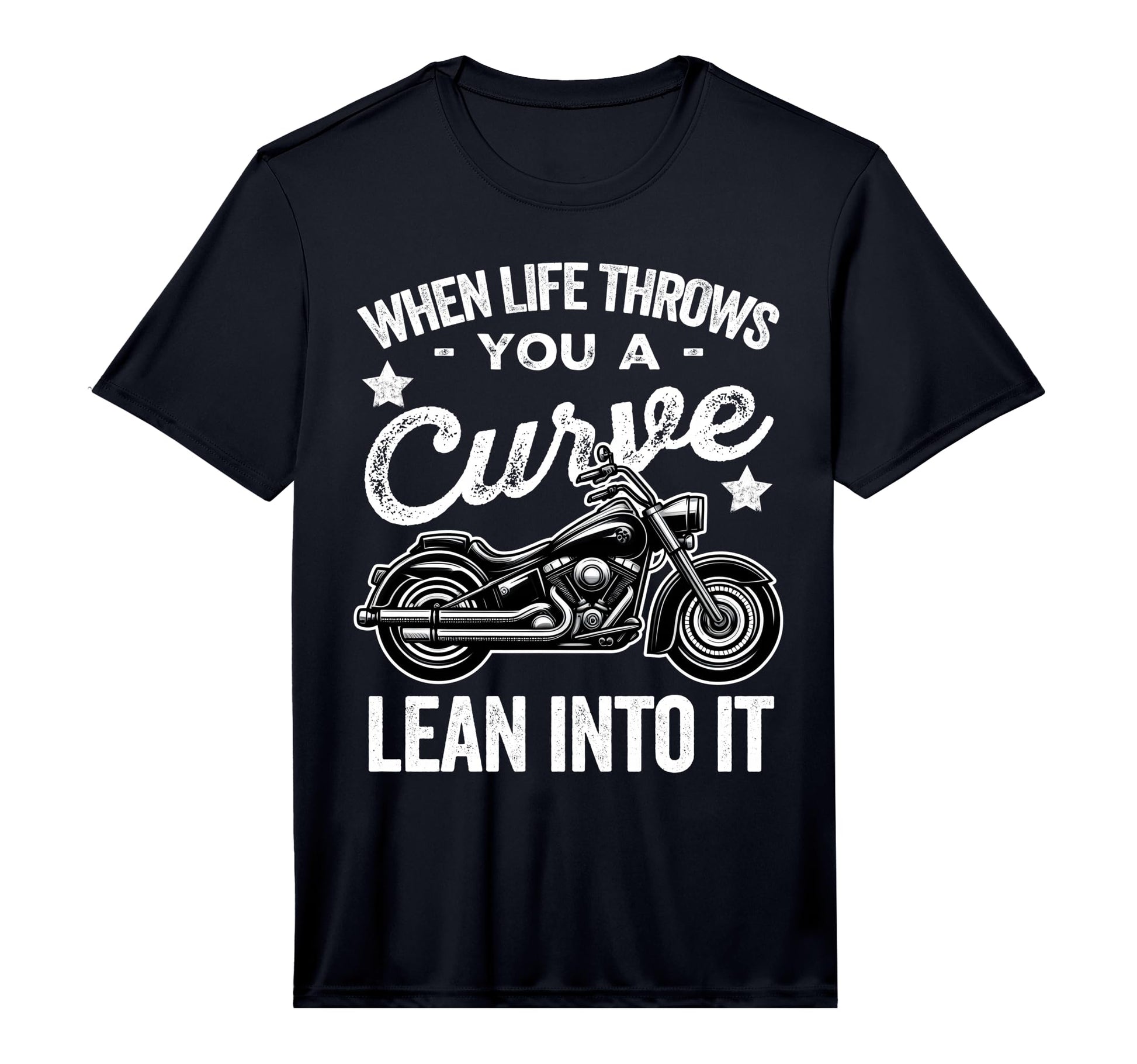 Mens When Life Throws You Curve Lean T-Shirt - Casual Everyday Wear Unisex - T-Shirt, Sweatshirt, Hoodie