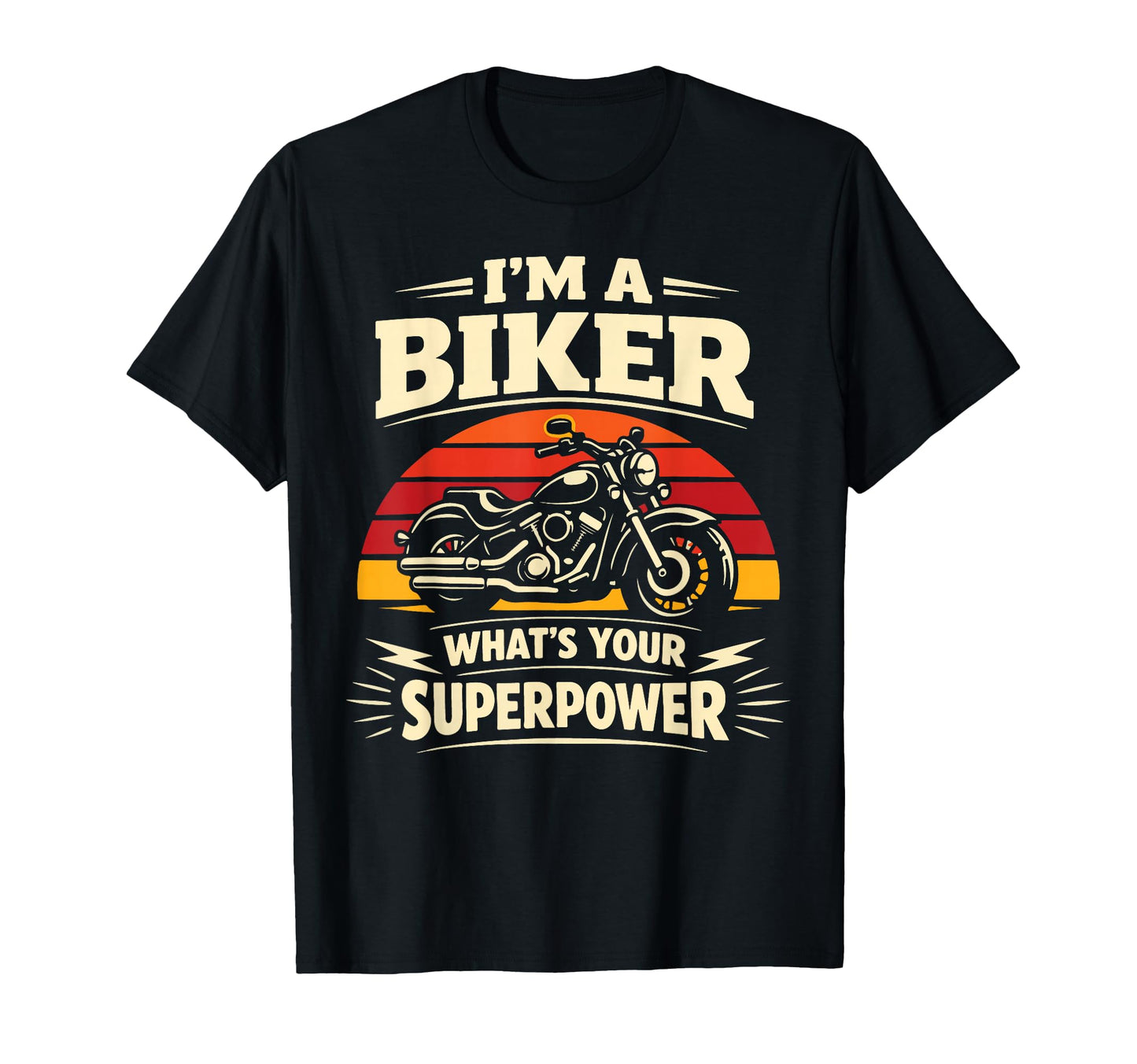 Motorcycle Biker Im Biker Whats T-Shirt - Unique Graphic for Adults - T-Shirt, Sweatshirt, Hoodie