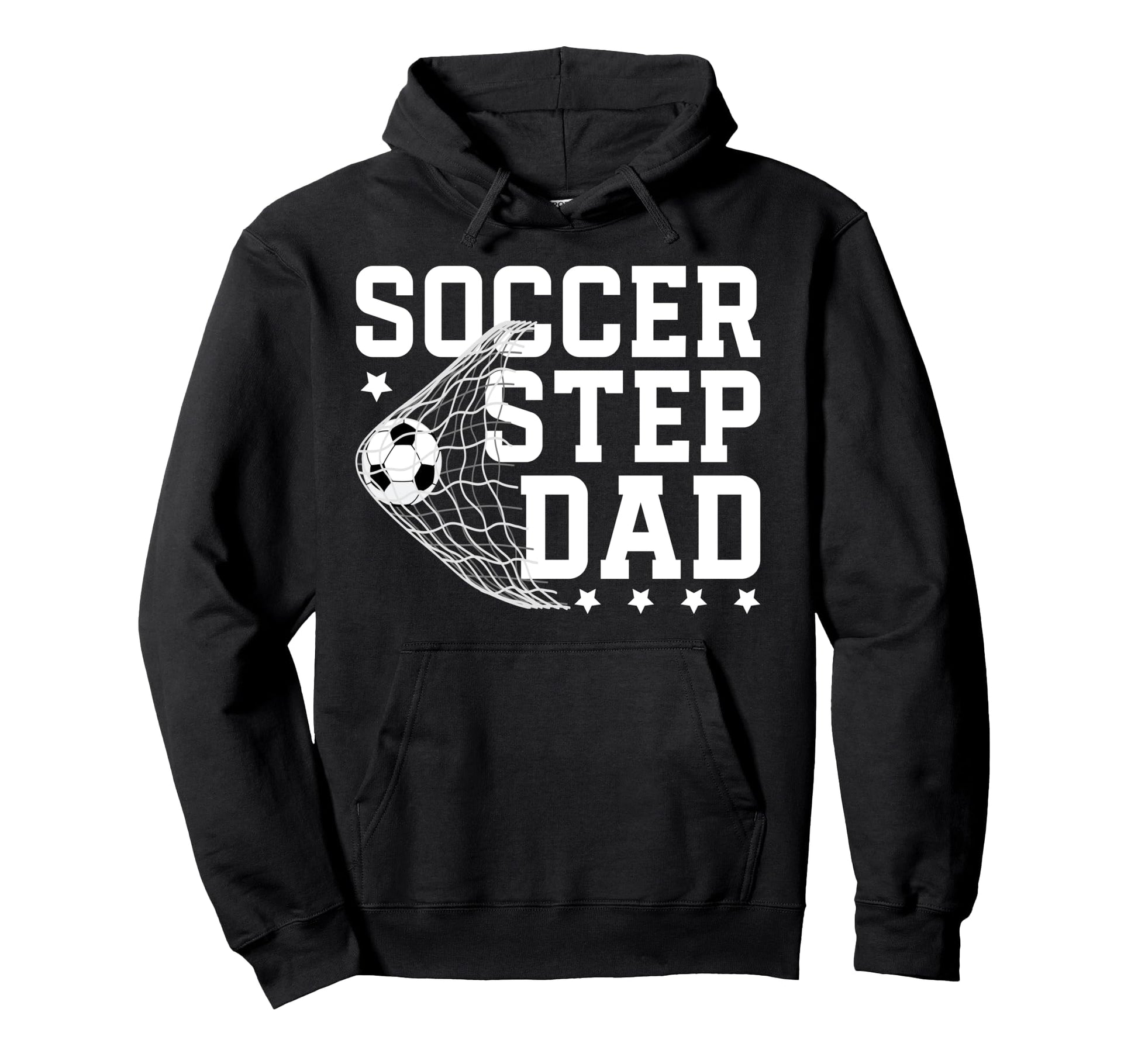 Soccer Step Dad Soccer Player Stepfather Hoodie - Fun Novelty Design Unisex - T-Shirt, Sweatshirt, Hoodie
