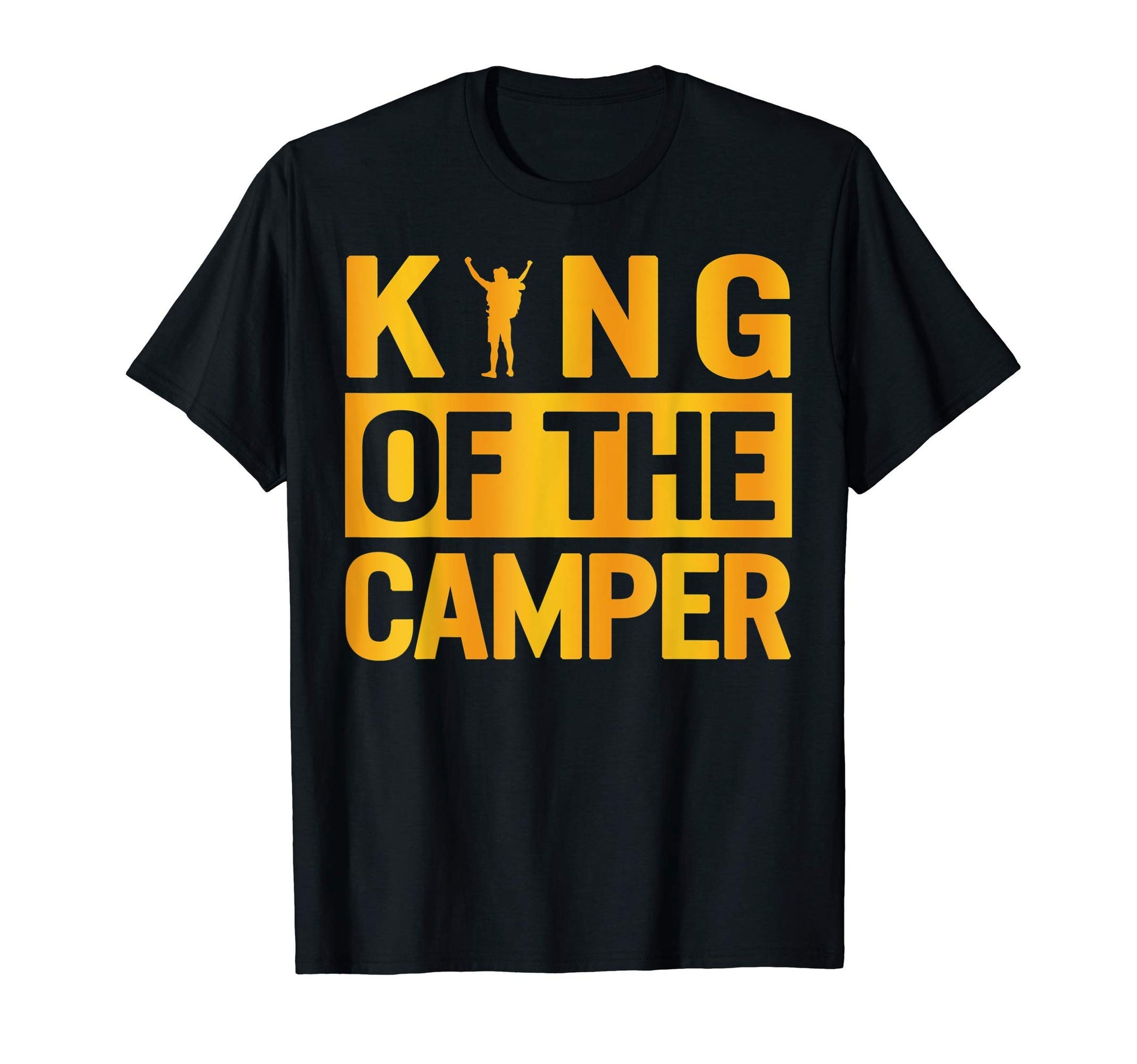 King Camper Fathers Day Camping Mens T-Shirt - Trendy Graphic Men Women - T-Shirt, Sweatshirt, Hoodie