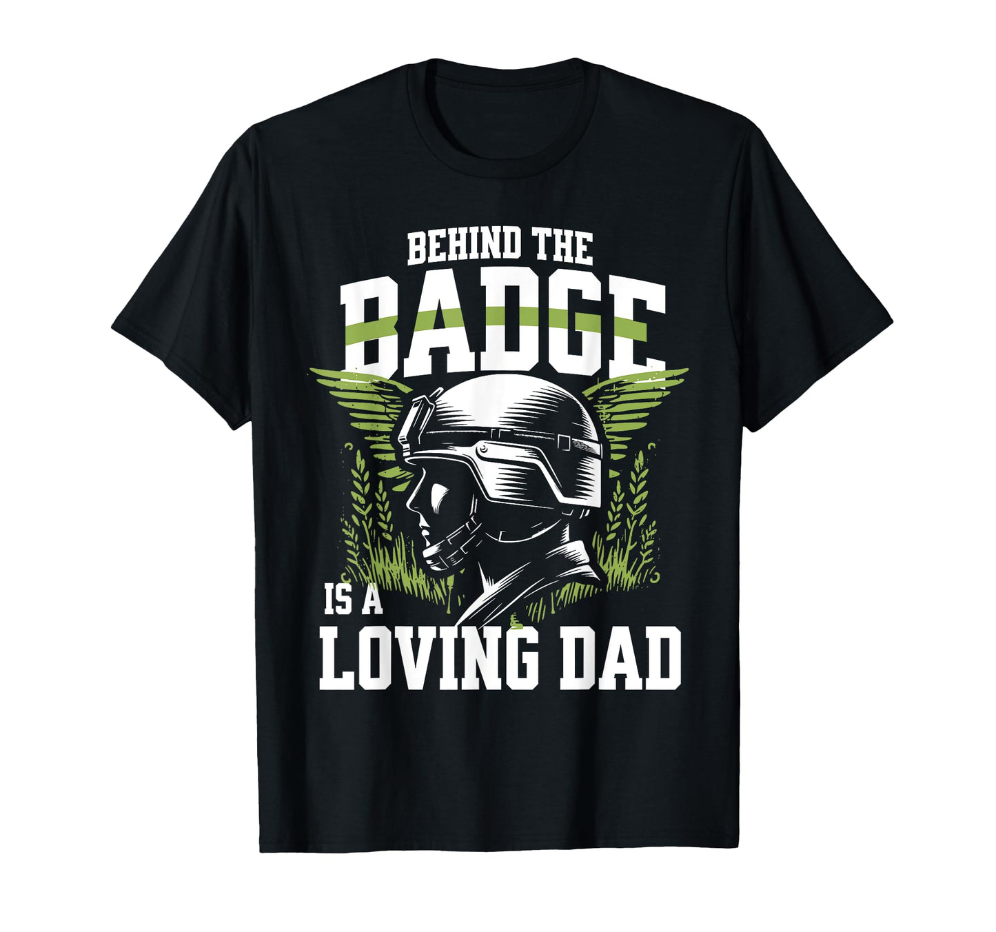 Loving Dad Proud Veteran Military T-Shirt - Graphic Print for Adults - T-Shirt, Sweatshirt, Hoodie