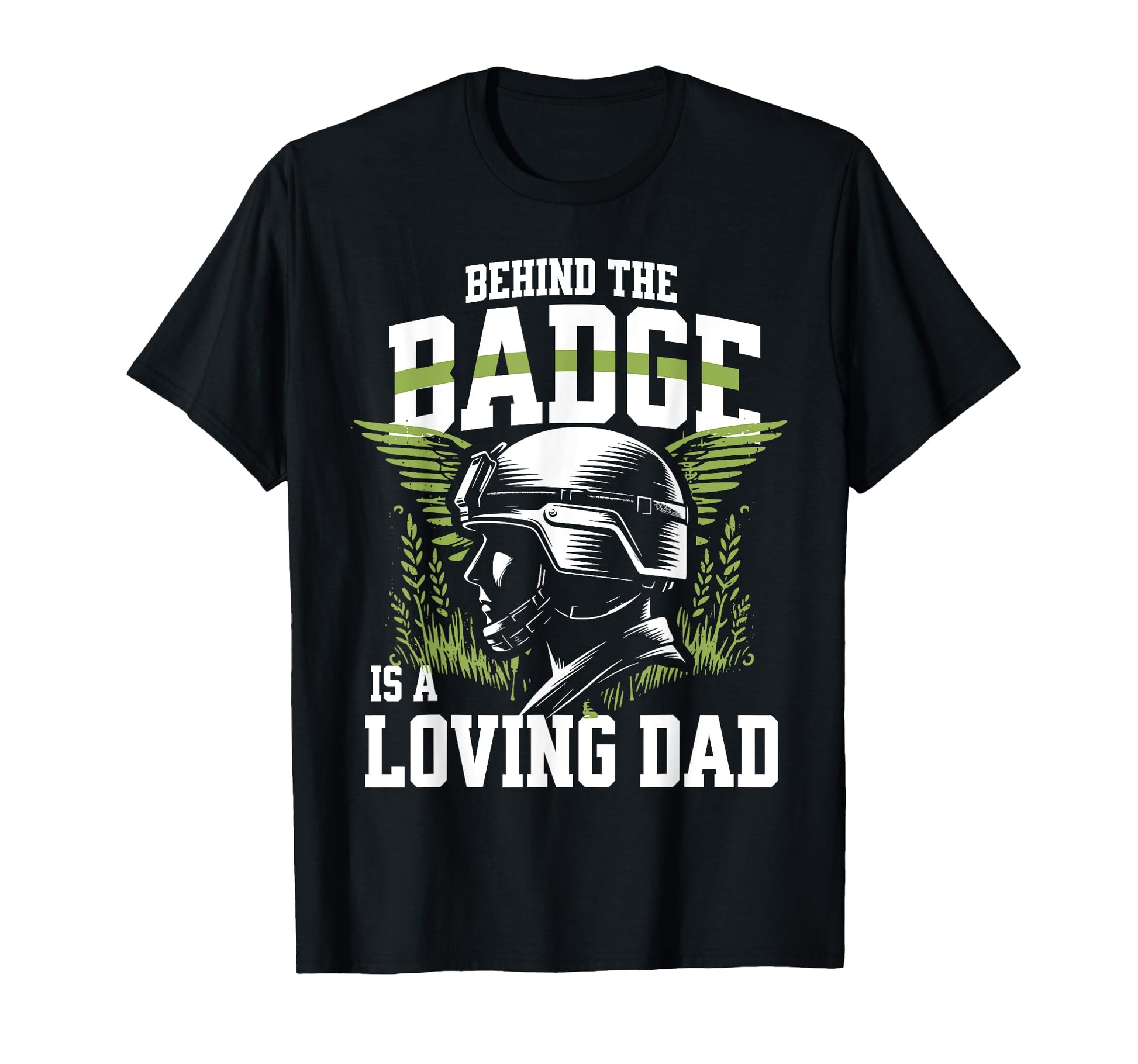 Loving Dad Proud Veteran Military T-Shirt - Graphic Print for Adults - T-Shirt, Sweatshirt, Hoodie