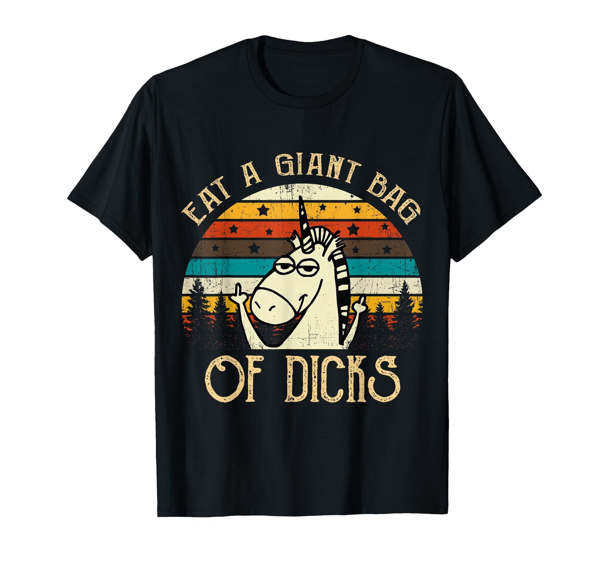 Eat Giant Bag Dicks Unicorn T-Shirt - Aesthetic Graphic Men Women - T-Shirt, Sweatshirt, Hoodie