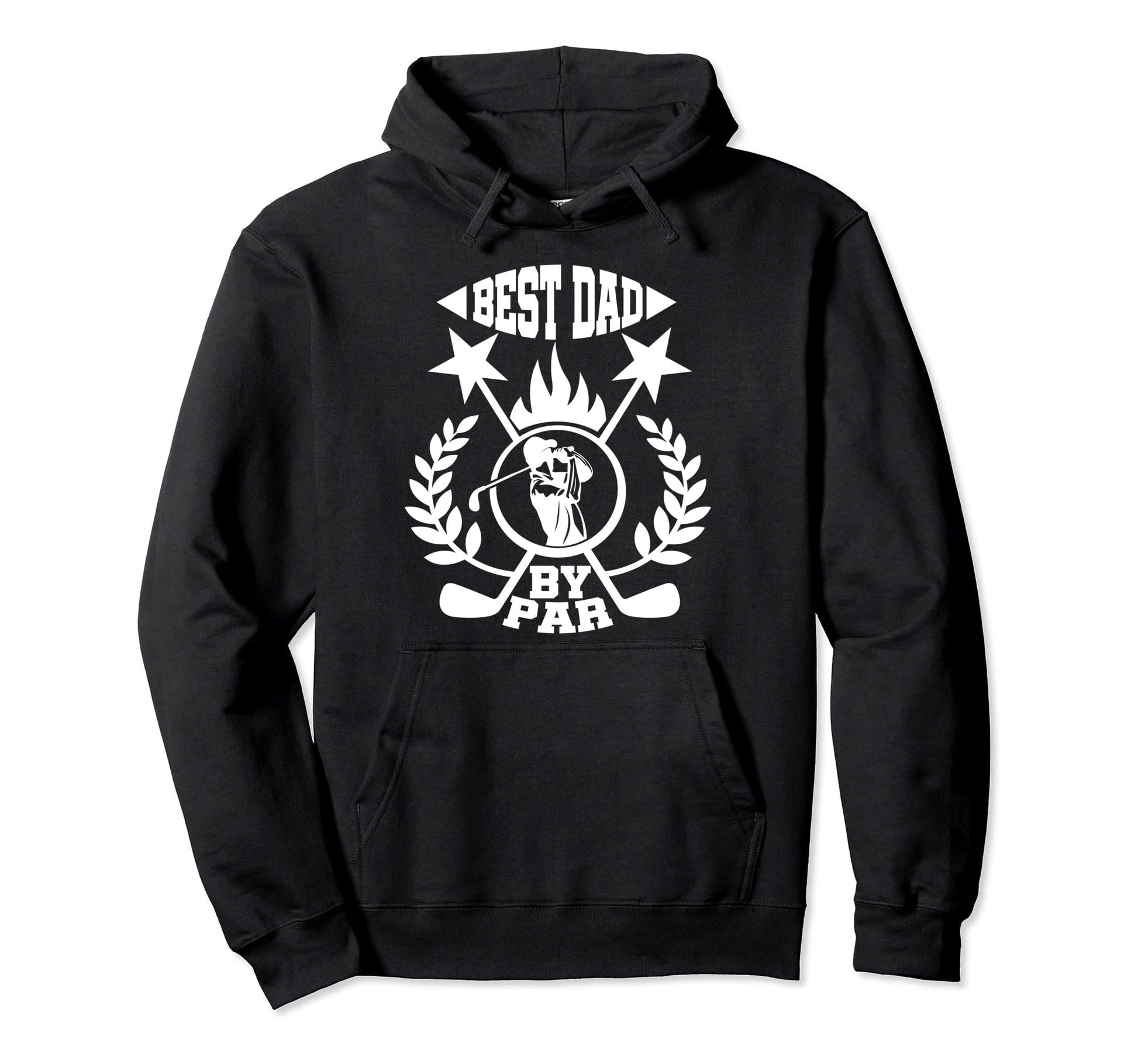 Funny Golf Dad Sunset Best Dad Par Hoodie - Minimalist Print Men Women - T-Shirt, Sweatshirt, Hoodie