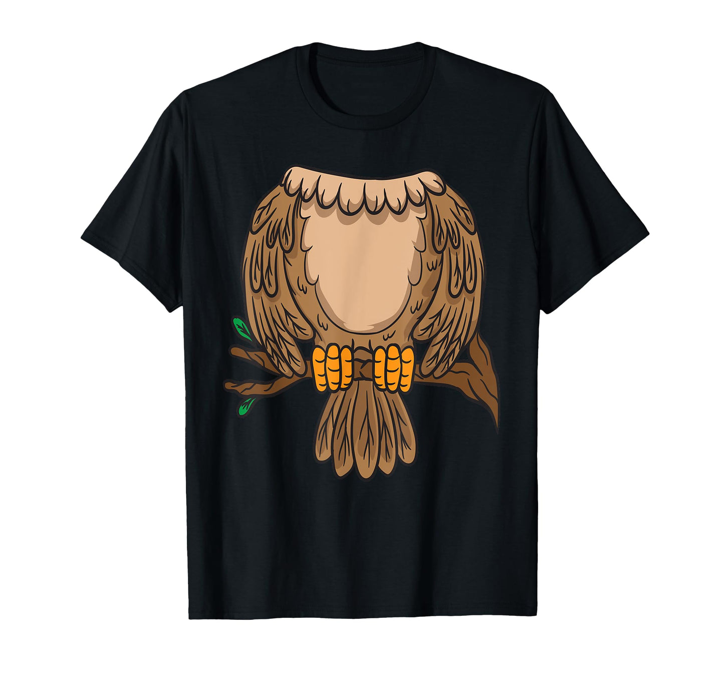 Funny Headless Owl Halloween Night T-Shirt - Minimalist Print Men Women - T-Shirt, Sweatshirt, Hoodie
