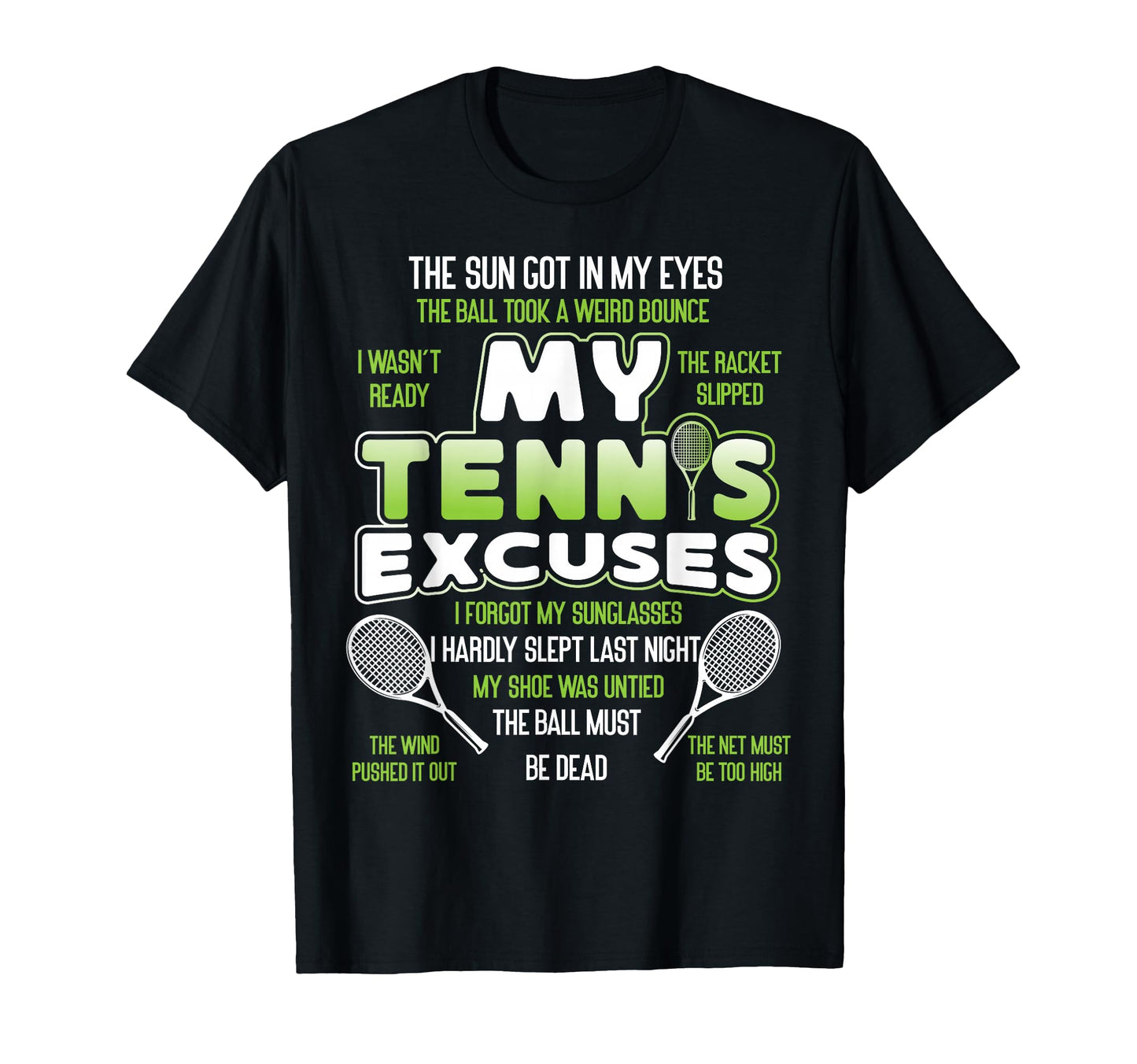 Funny Tennis Player Racket My Tennis T-Shirt - Unique Graphic Men Women - T-Shirt, Sweatshirt, Hoodie