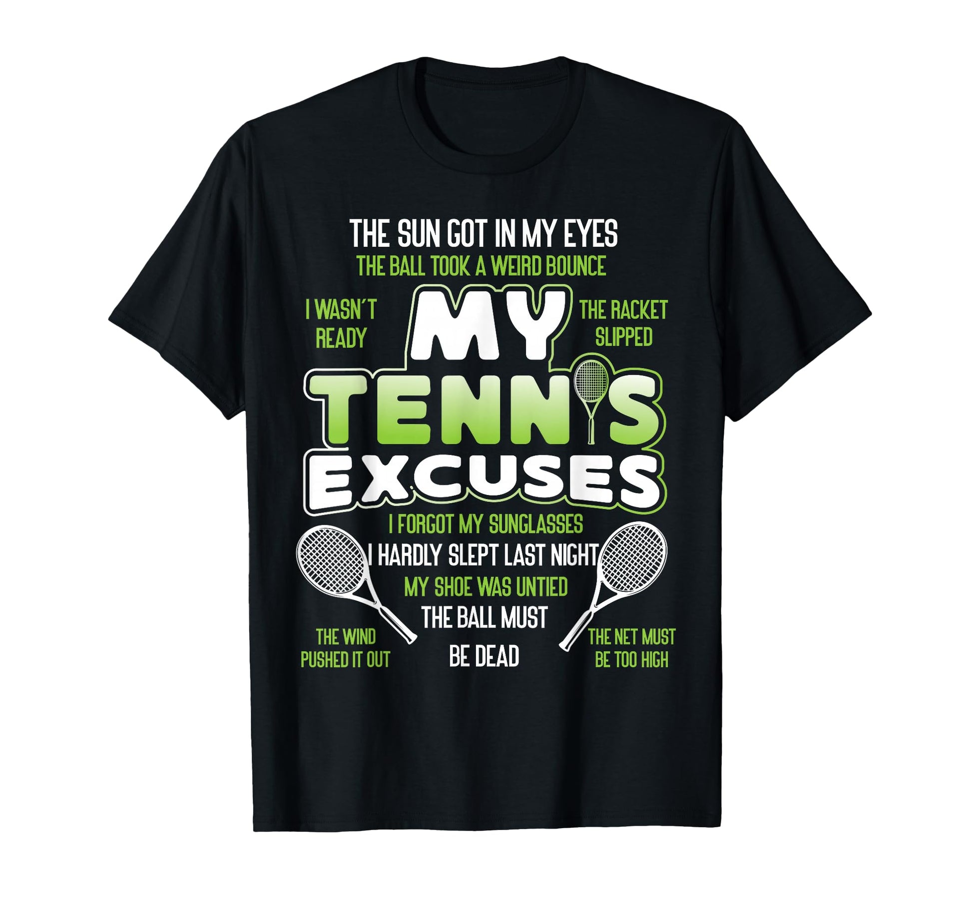 Funny Tennis Player Racket My Tennis T-Shirt - Unique Graphic Men Women - T-Shirt, Sweatshirt, Hoodie