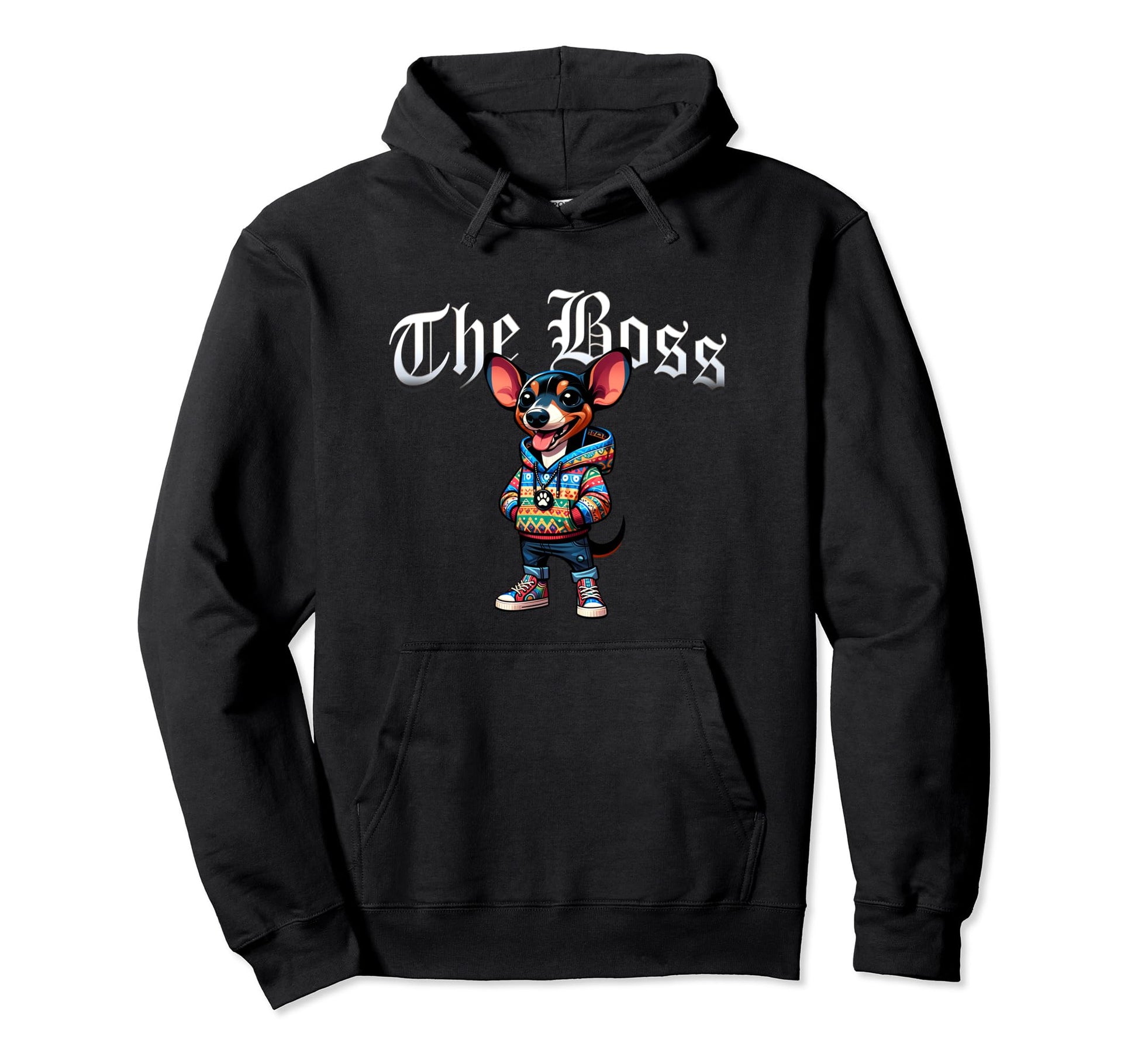 Rat Terrier Dog Boss Jacket Outfit Dog Mom Hoodie - Novelty Apparel Unisex - T-Shirt, Sweatshirt, Hoodie