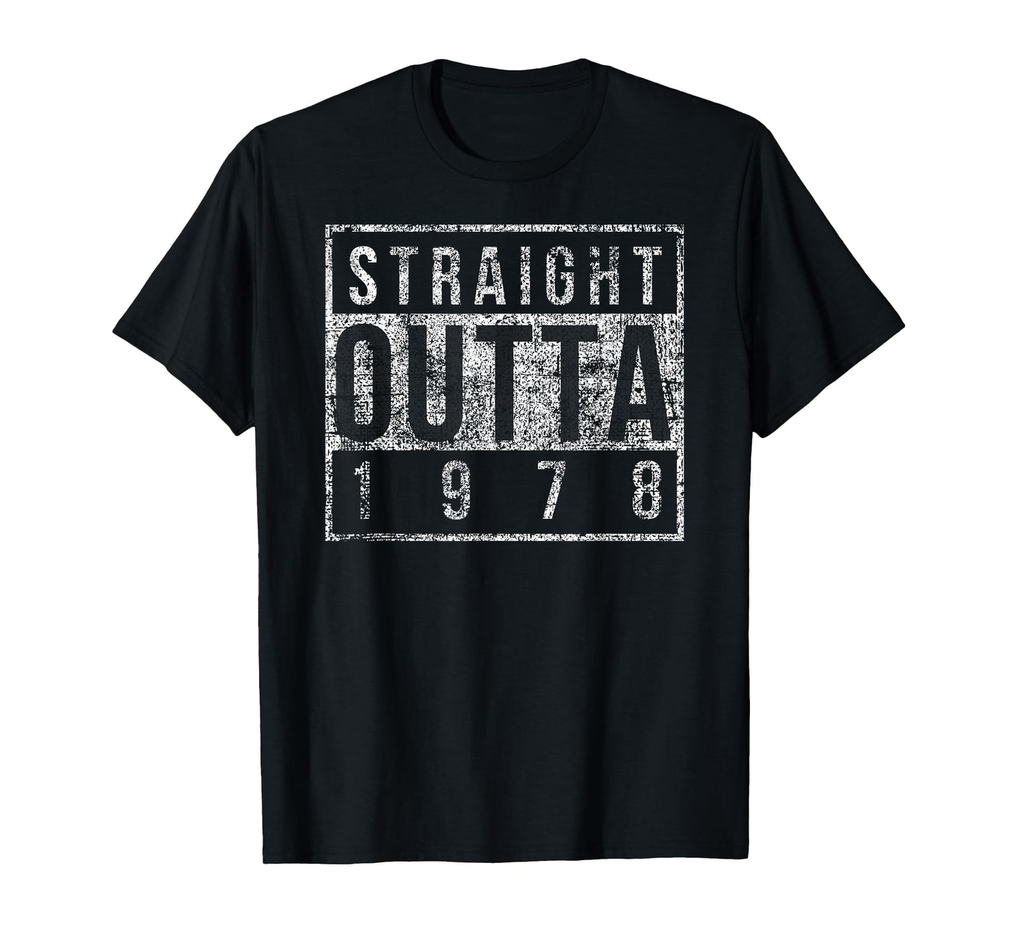 44Th Birthday Gift Straight Outta 1978 T-Shirt - Graphic Print for Adults - T-Shirt, Sweatshirt, Hoodie