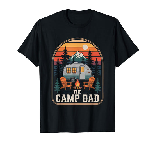 Camping Lover And Outdoor Camper Father T-Shirt - Novelty Apparel Unisex - T-Shirt, Sweatshirt, Hoodie