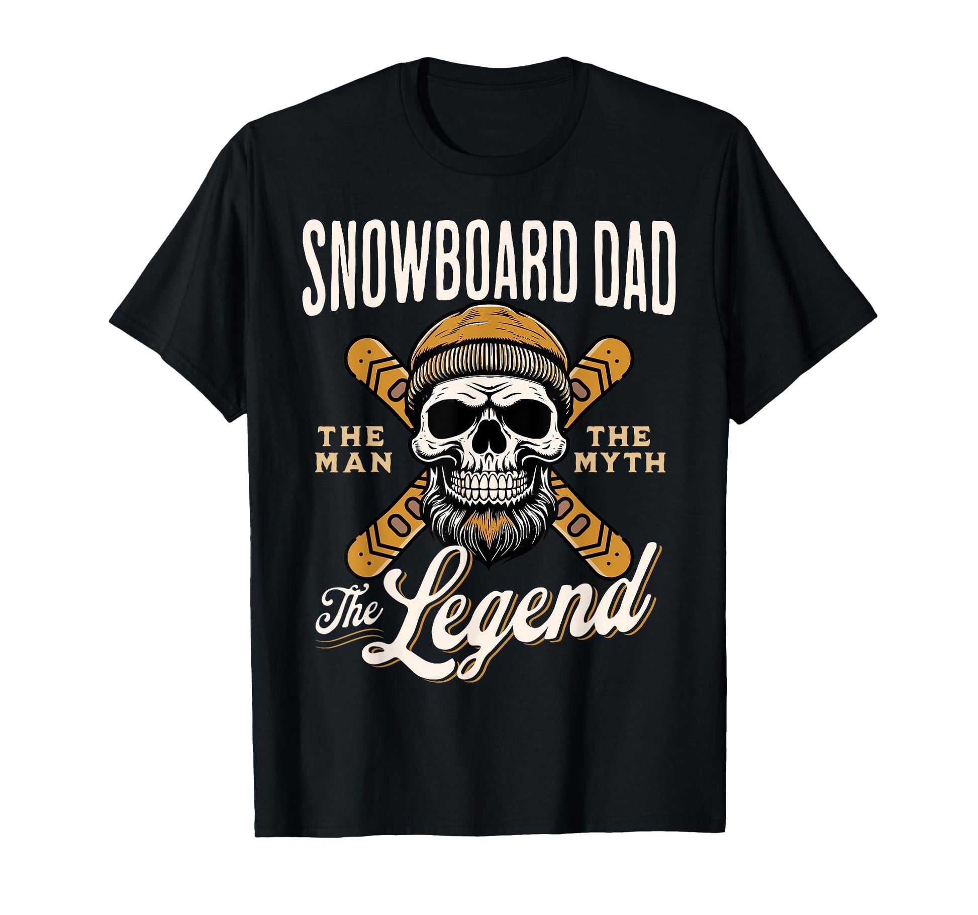 Snowboard Dad Myth Legend Funny Snowboarding T-Shirt - Graphic Print Unisex - T-Shirt, Sweatshirt, Hoodie