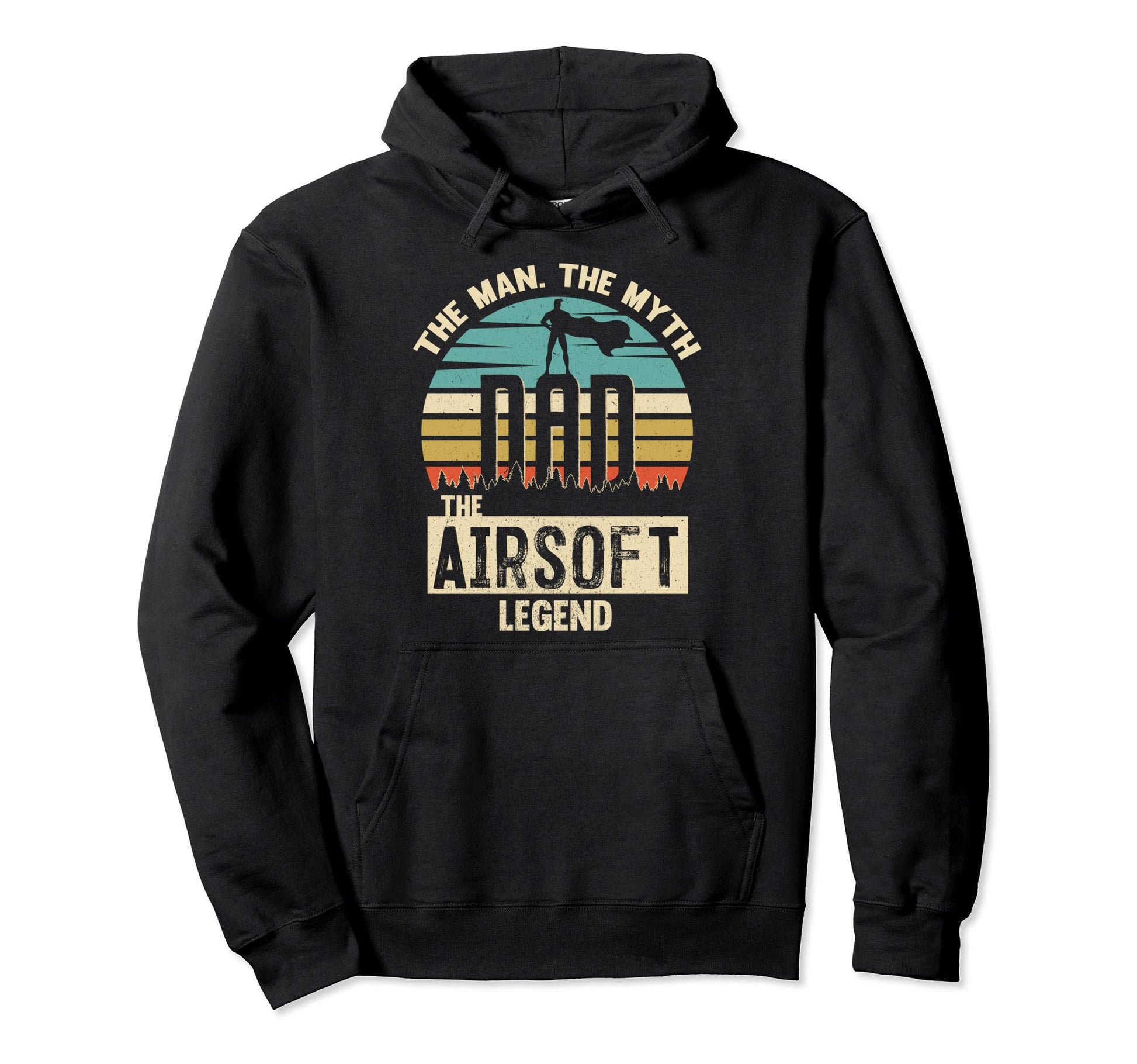 Myth Legend Dad Airsoft Hoodie - Streetwear Style Men Women - T-Shirt, Sweatshirt, Hoodie