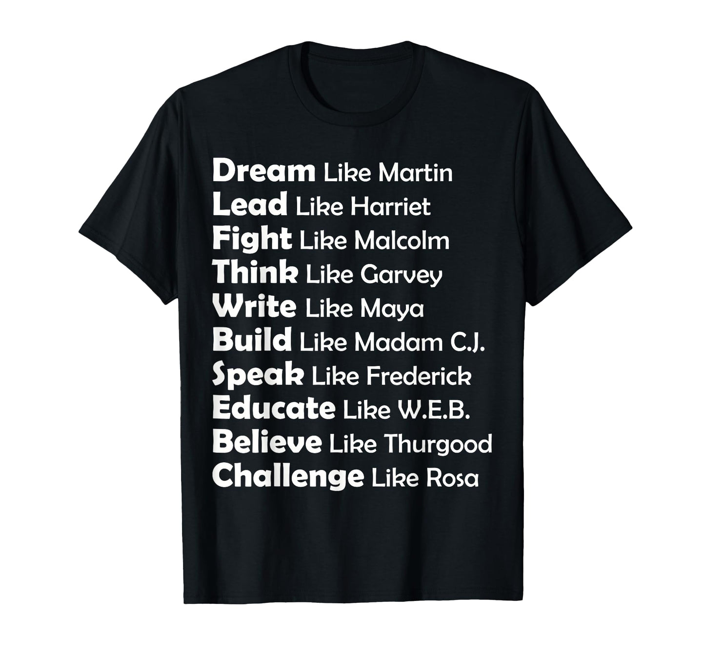 Dream Like Martin Lead Like T-Shirt - Casual Everyday Wear Men Women - T-Shirt, Sweatshirt, Hoodie