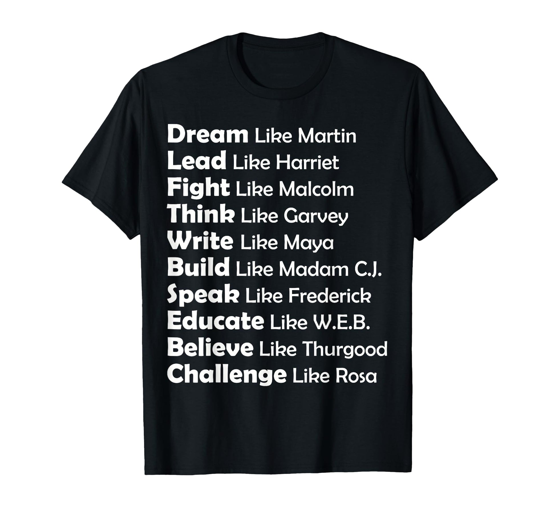 Dream Like Martin Lead Like T-Shirt - Casual Everyday Wear Men Women - T-Shirt, Sweatshirt, Hoodie