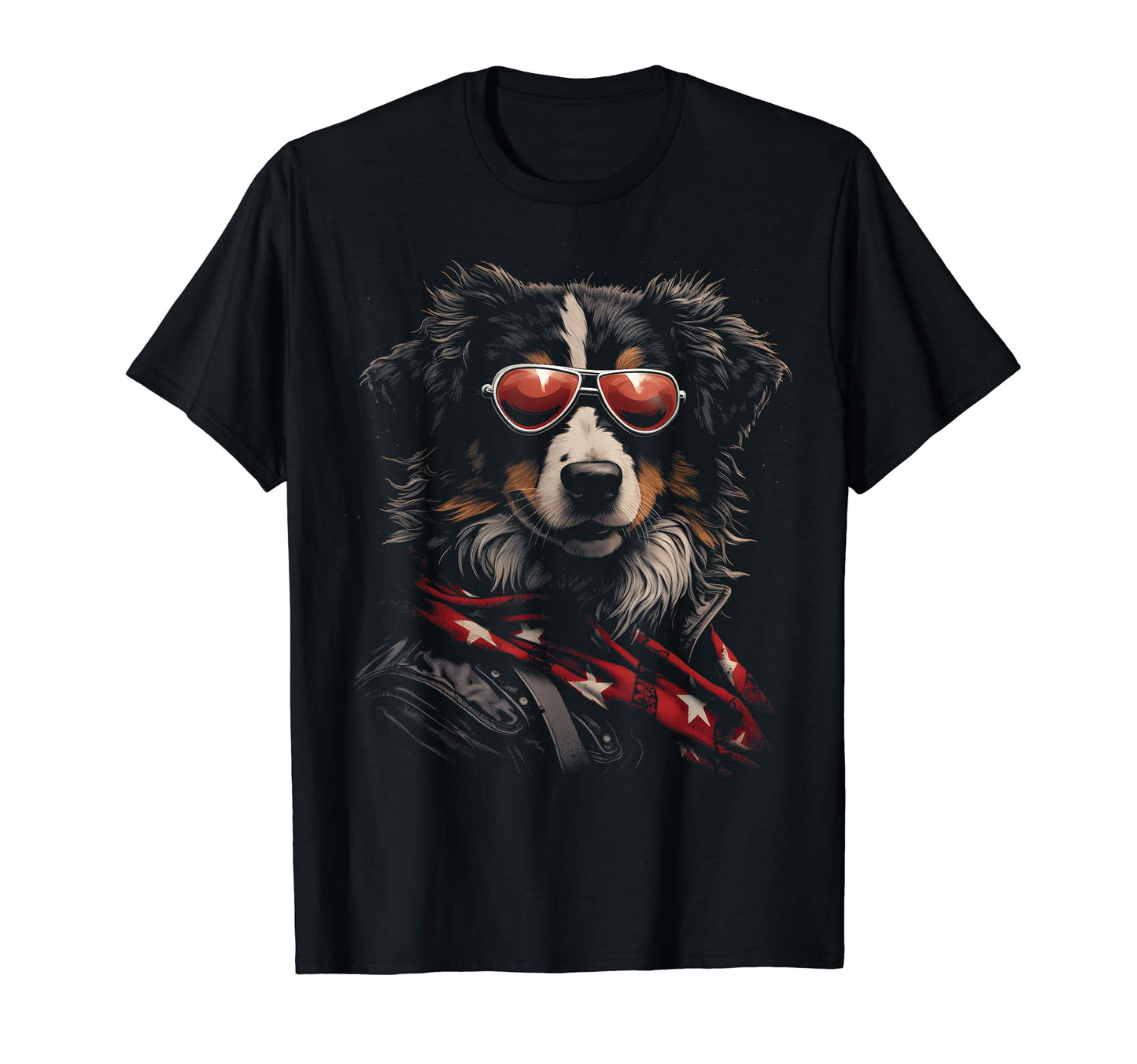Motorcycle Dad Biker Dog Australian T-Shirt - Trendy Graphic Men Women - T-Shirt, Sweatshirt, Hoodie