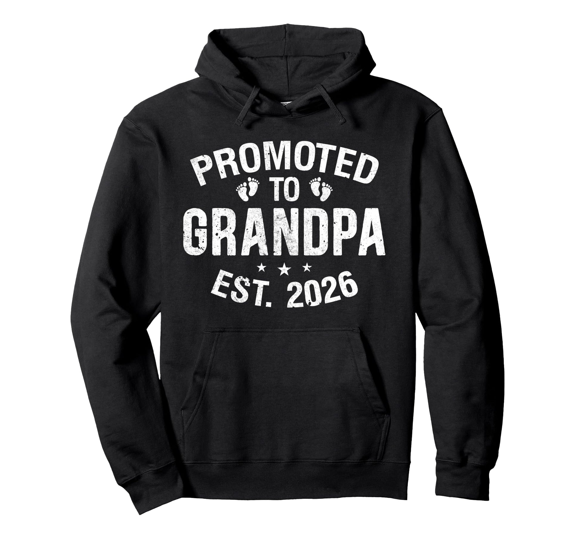 Promoted To Grandpa Est 2026 Grandpa Hoodie - Fun Novelty Design Men Women - T-Shirt, Sweatshirt, Hoodie