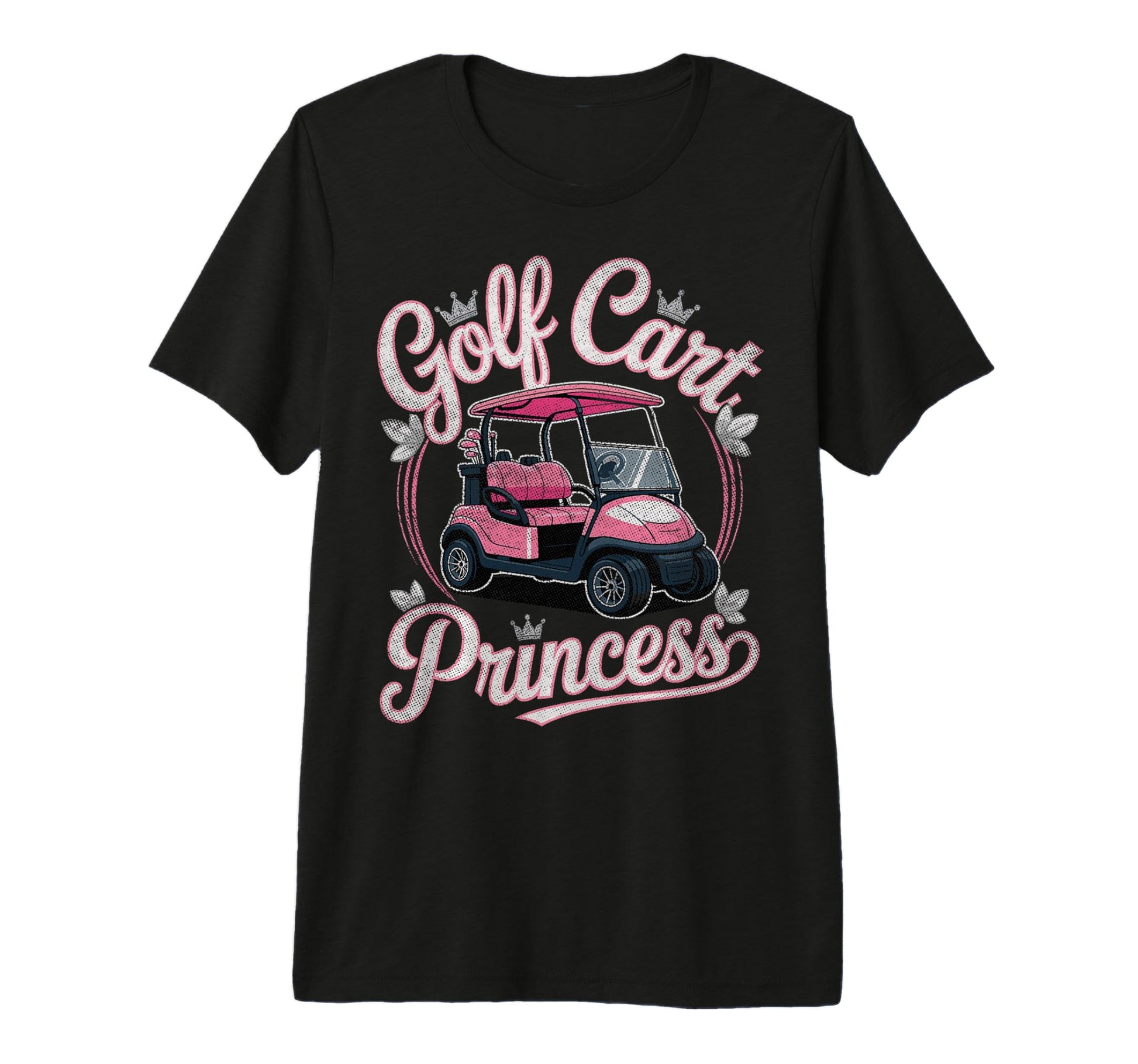 Golf Cart Princess Golfing Golfer Male Golf T-Shirt - Graphic Print Unisex - T-Shirt, Sweatshirt, Hoodie
