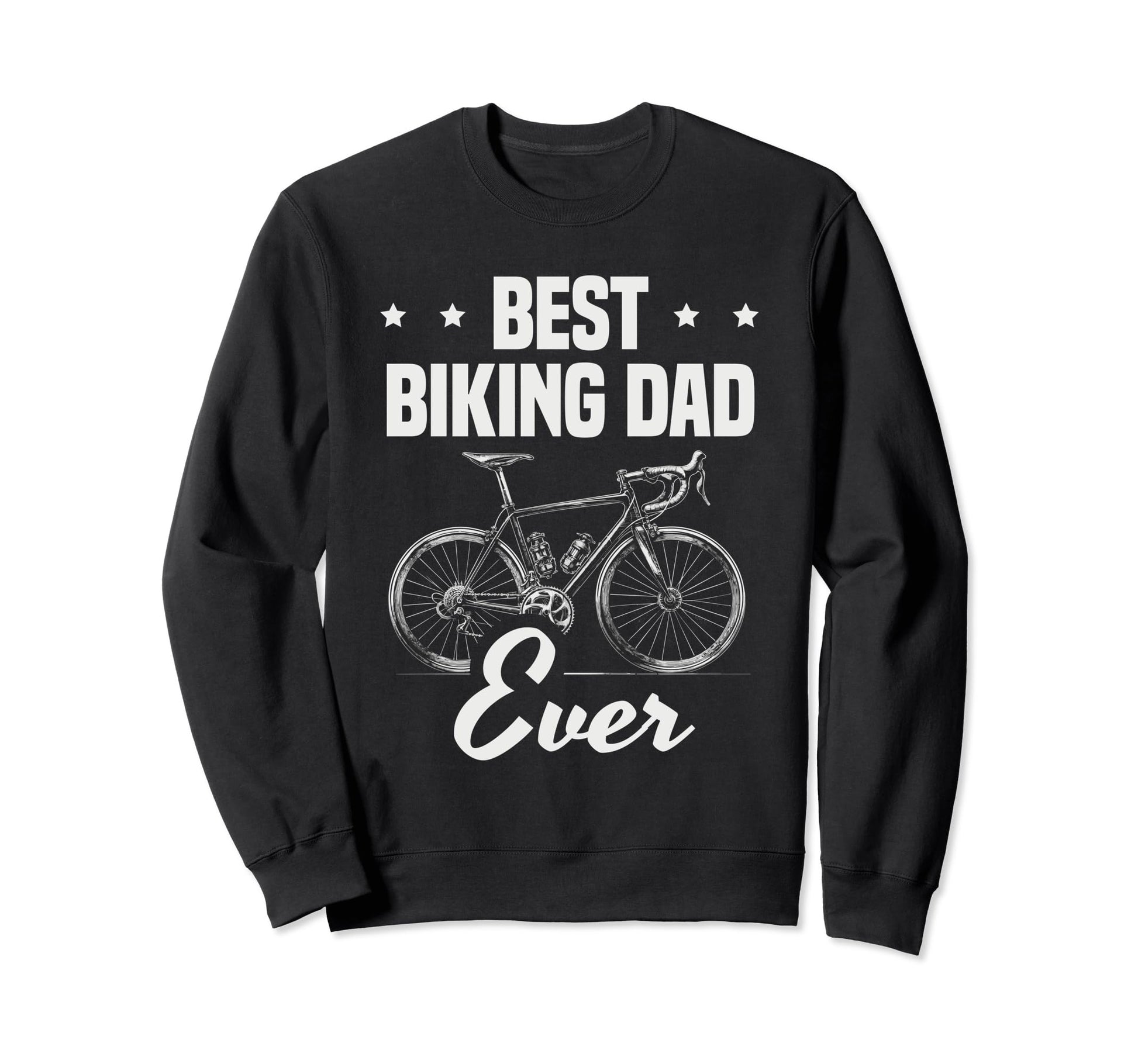 Best Biking Dad Ever Mtb Mountain Sweatshirt - Custom Art Print Men Women - T-Shirt, Sweatshirt, Hoodie