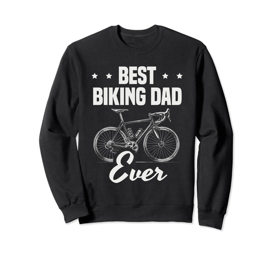 Best Biking Dad Ever Mtb Mountain Sweatshirt - Custom Art Print Men Women - T-Shirt, Sweatshirt, Hoodie
