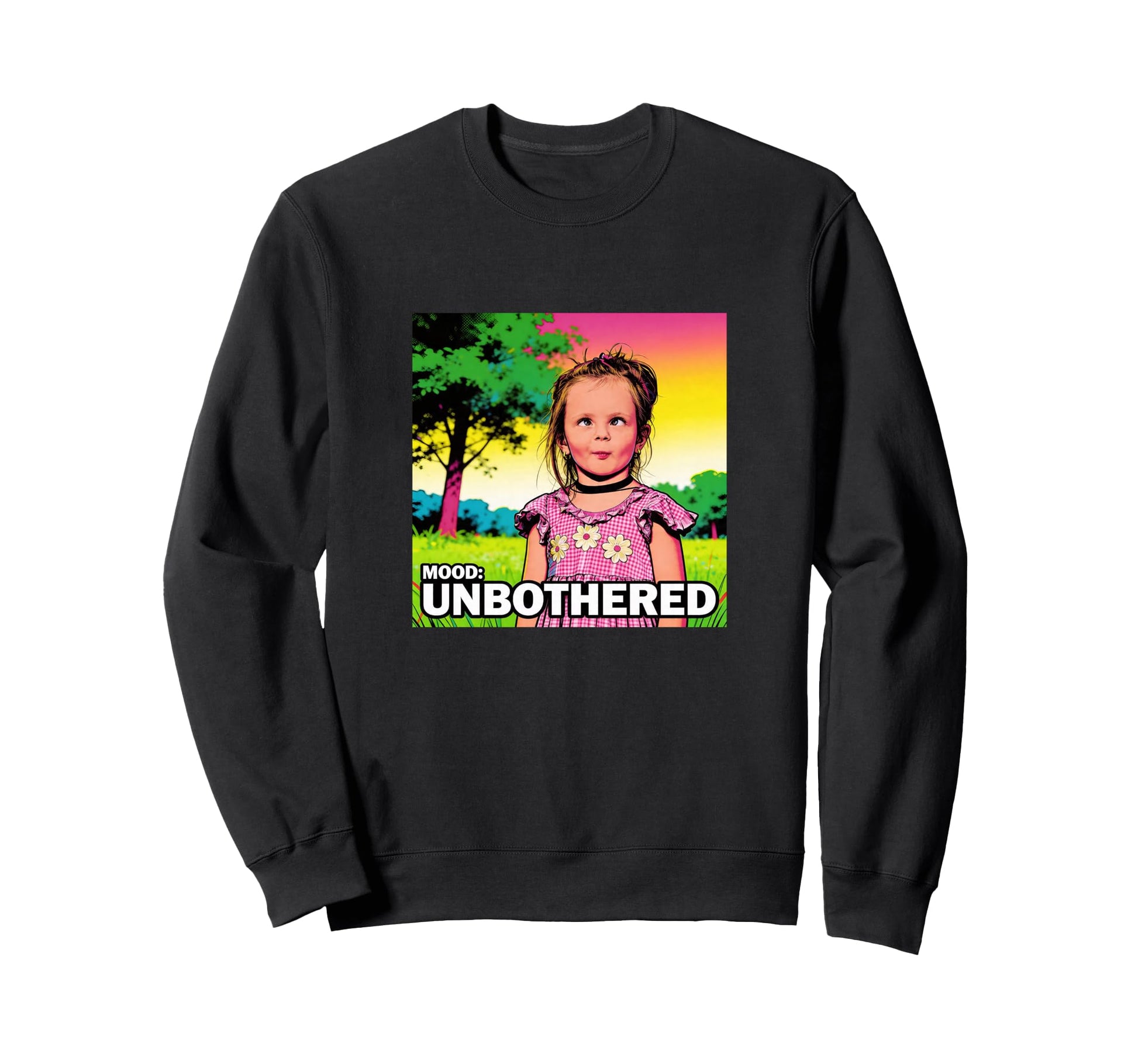 Pop Art Comic Portrait Mood Sweatshirt - Minimalist Print Men Women - T-Shirt, Sweatshirt, Hoodie