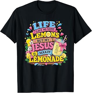 Life Gave Me Lemon But My Jesus Makin Lemonade Christian Kid T-Shirt Unisex T-shirt, Sweatshirt, Hoodie, Long Sleeve Tee - T-Shirt, Sweatshirt, Hoodie