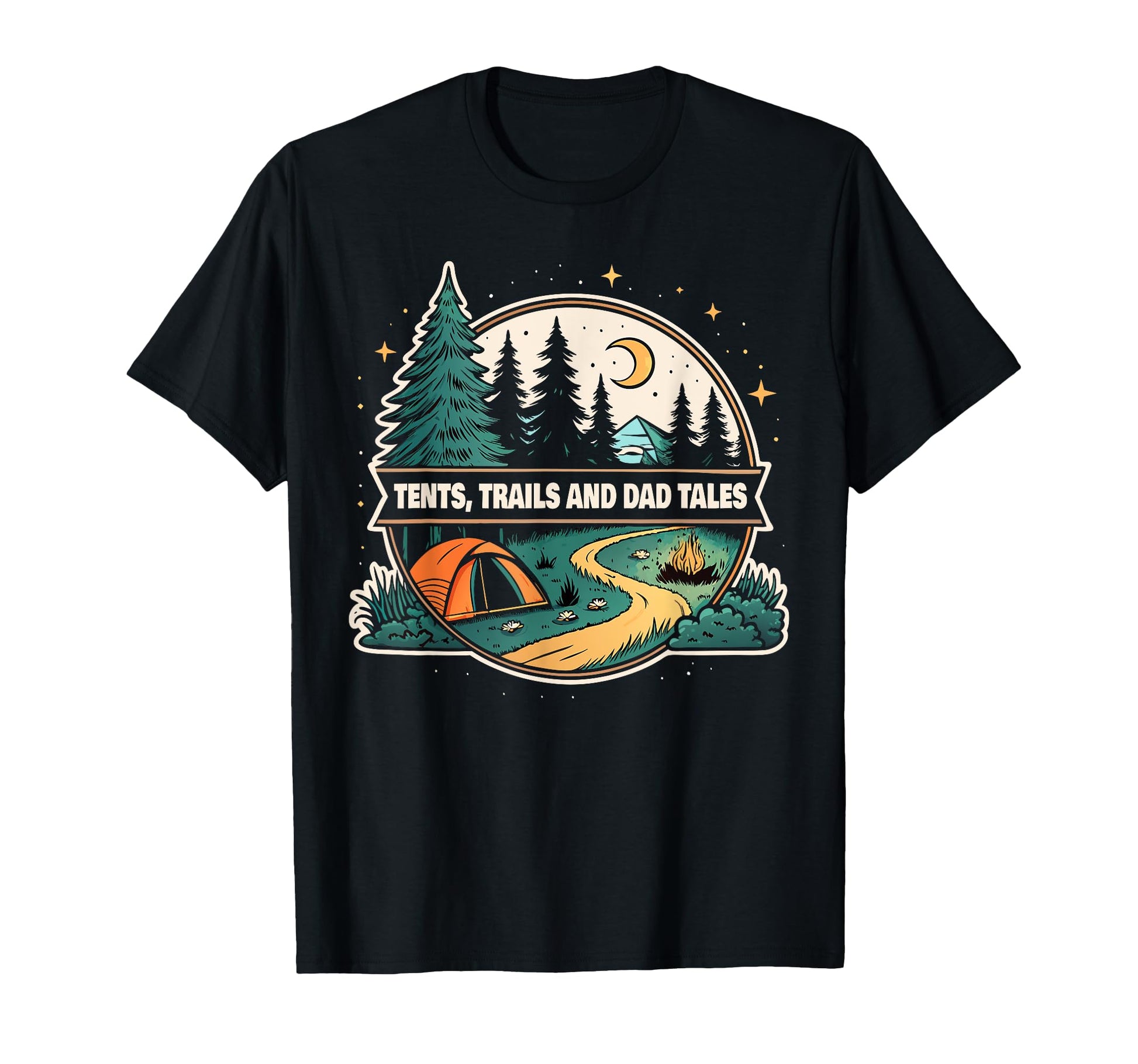 Making Memories Camping Smores Dad T-Shirt - Minimalist Print Unisex - T-Shirt, Sweatshirt, Hoodie