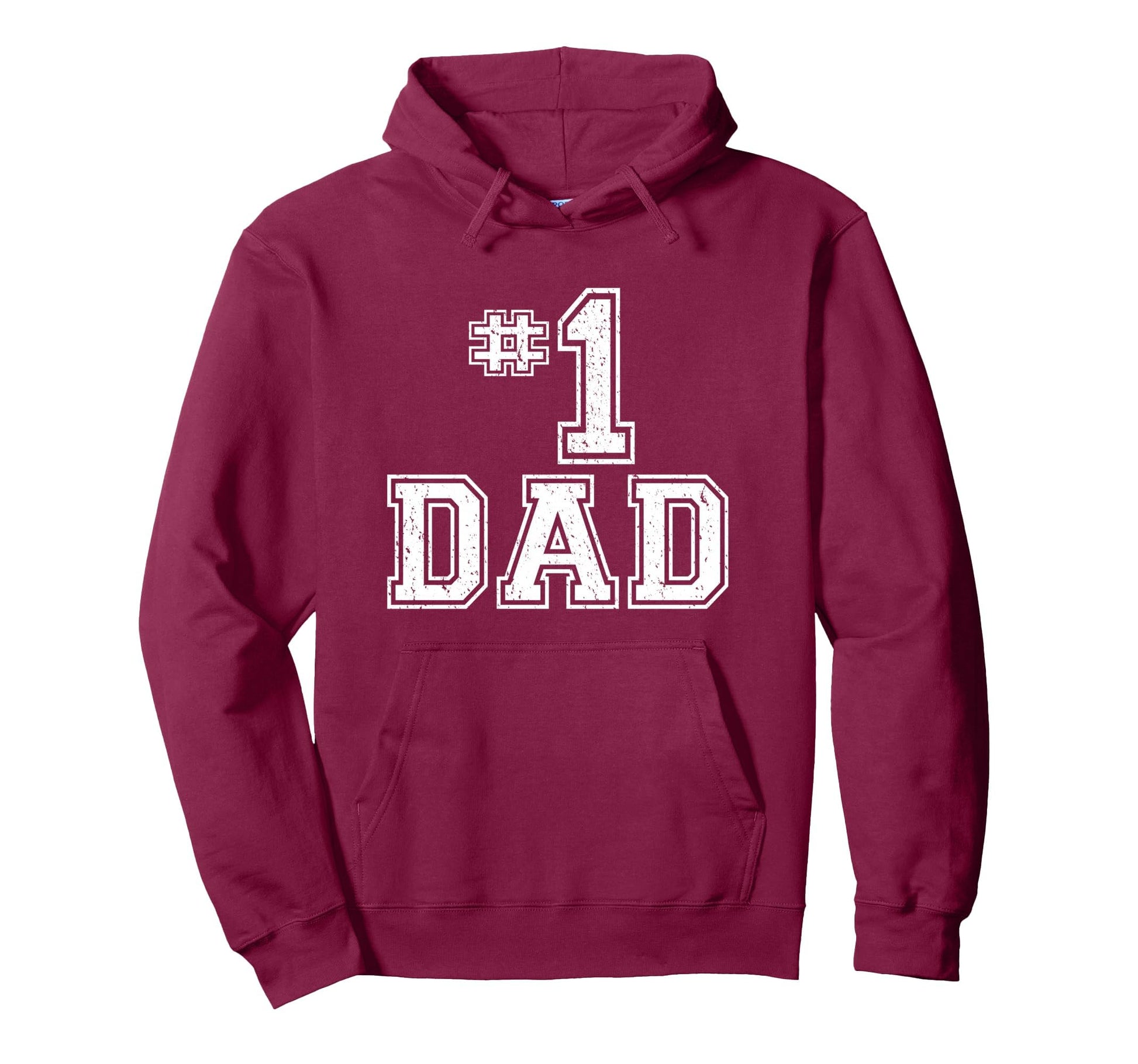 1 Dad Number One Fathers Day Dad Hoodie - Aesthetic Graphic Men Women - T-Shirt, Sweatshirt, Hoodie