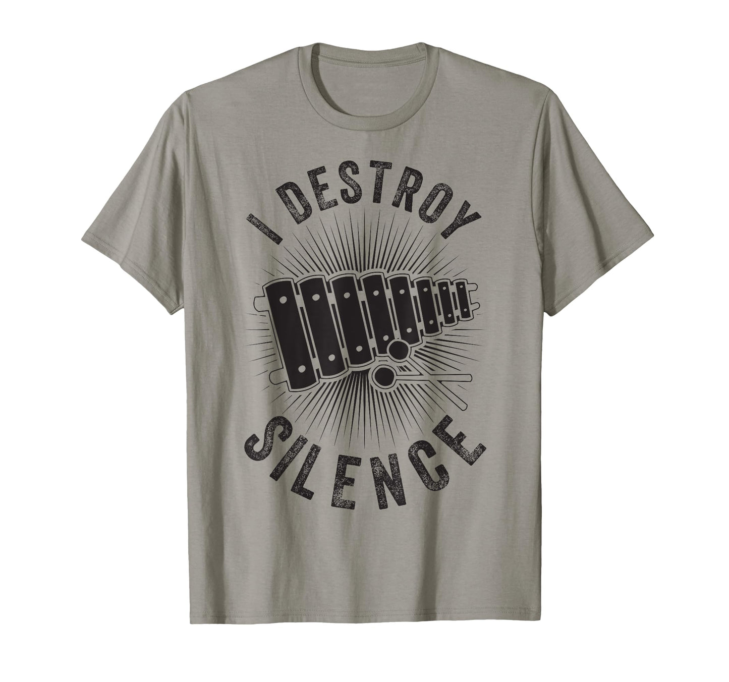 I Destroy Silence Musician Instrument T-Shirt - Graphic Print for Adults - T-Shirt, Sweatshirt, Hoodie