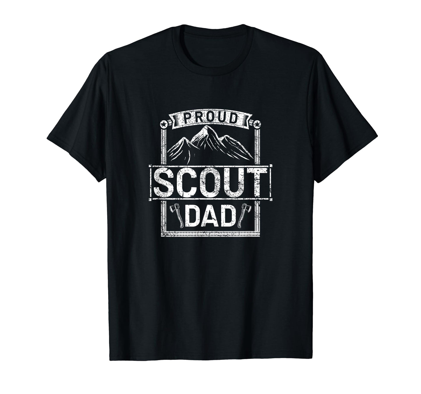 Proud Scout Dad Scouting Tent T-Shirt - Fun Novelty Design for Adults - T-Shirt, Sweatshirt, Hoodie