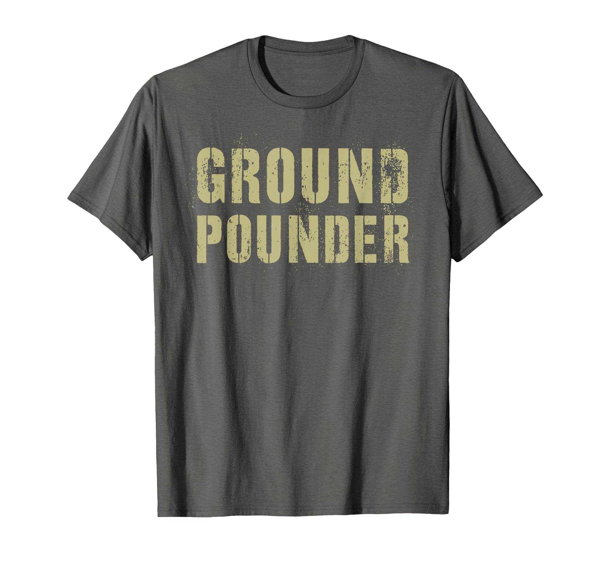 Funny Ground Pounder Proud Armed Forces T-Shirt - Graphic Print for Adults - T-Shirt, Sweatshirt, Hoodie