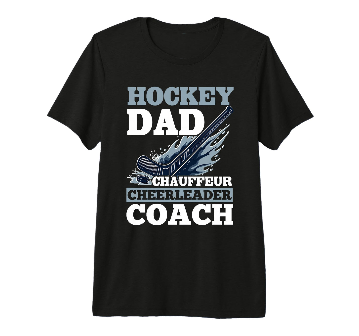 Ice Hockey Dad Tri Blend T-Shirt - Fun Novelty Design Men Women - T-Shirt, Sweatshirt, Hoodie