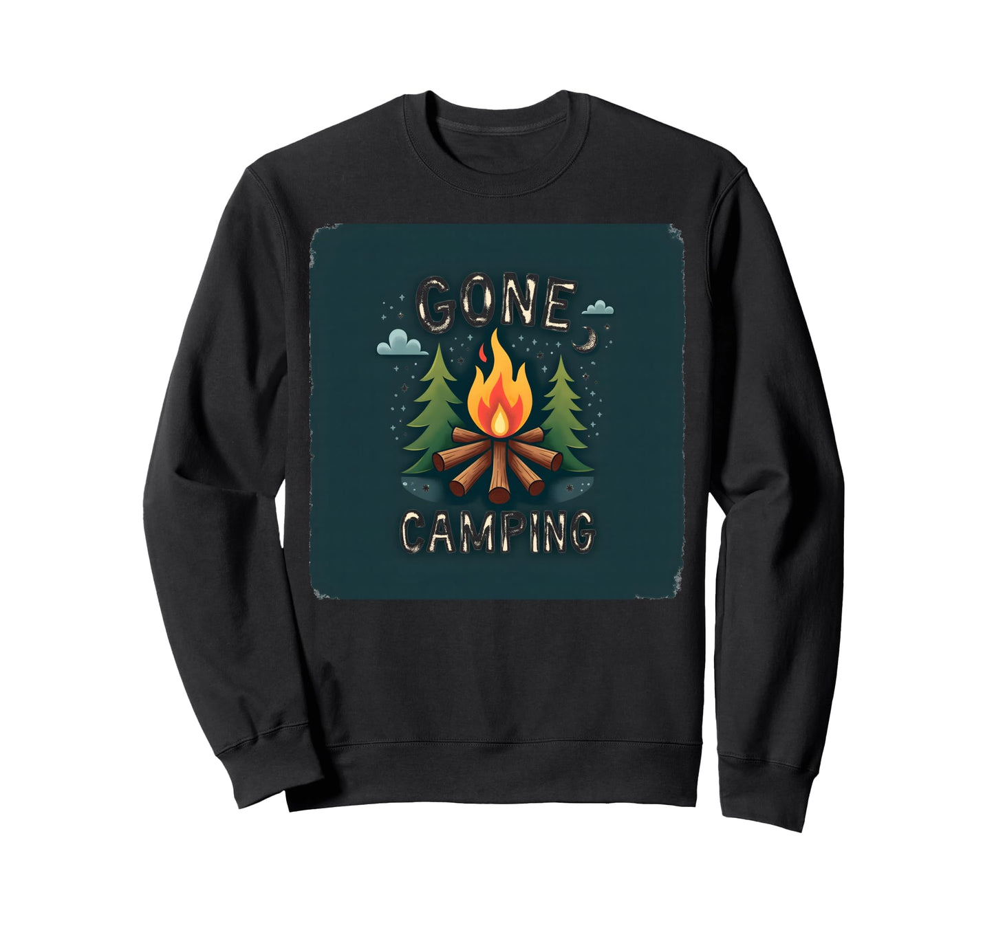 Gone Camping Dad Life Is Good Sweatshirt - Aesthetic Graphic Unisex - T-Shirt, Sweatshirt, Hoodie