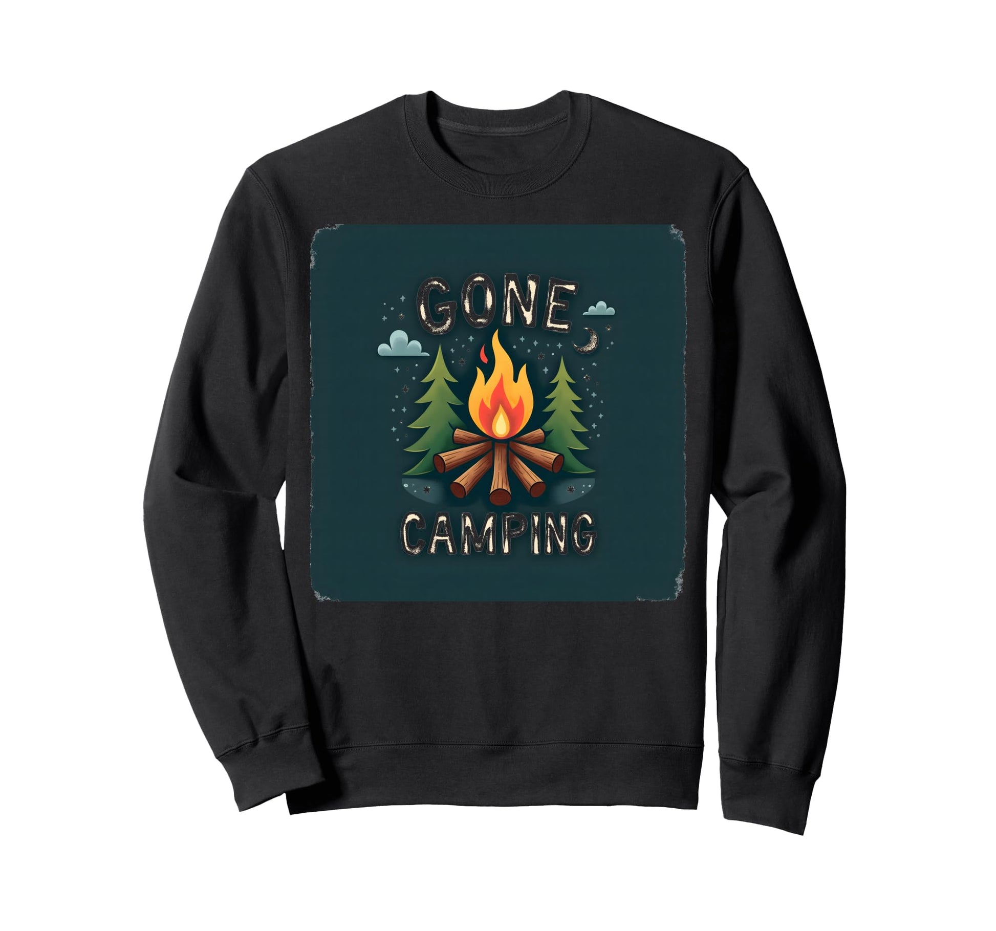 Gone Camping Dad Life Is Good Sweatshirt - Aesthetic Graphic Unisex - T-Shirt, Sweatshirt, Hoodie
