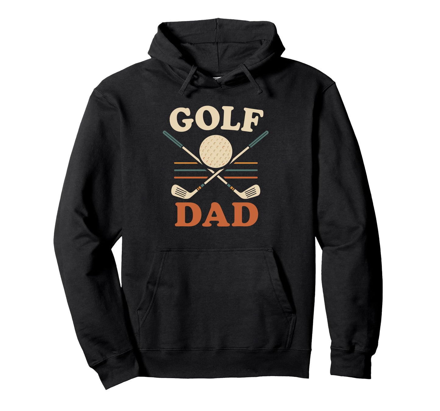 Golf Dad Fathers Day Hoodie - Fun Novelty Design for Adults - T-Shirt, Sweatshirt, Hoodie