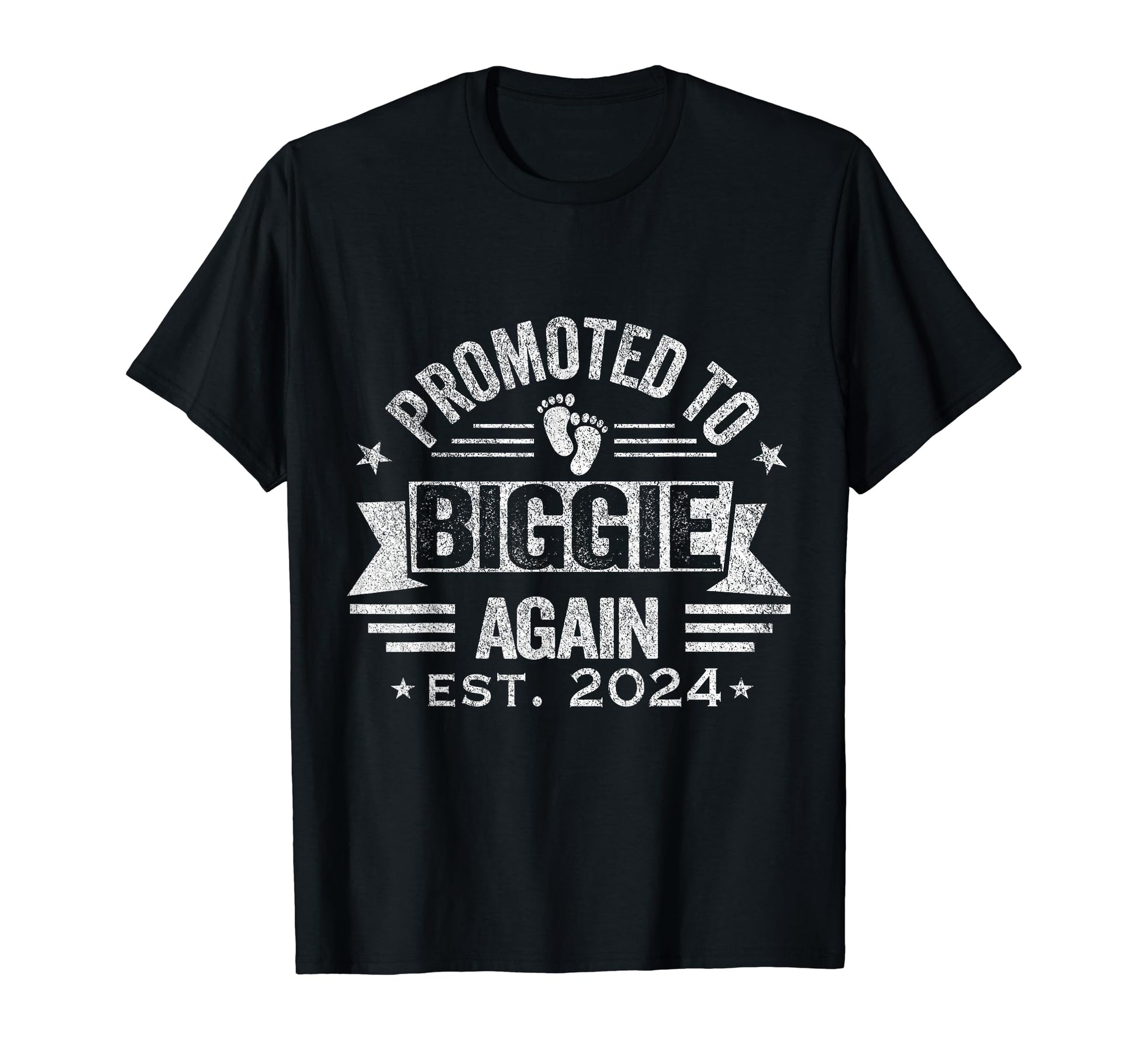 Promoted To Biggie Again 2024 Grandpa T-Shirt - Trendy Graphic for Adults - T-Shirt, Sweatshirt, Hoodie