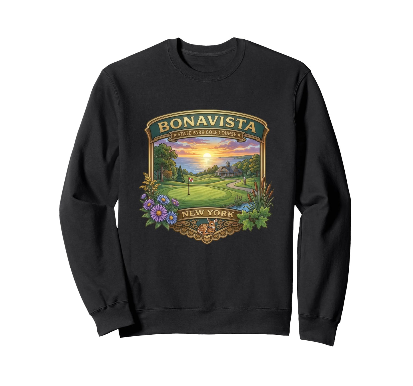 Bonavista State Park New York Sweatshirt - Casual Everyday Wear Men Women - T-Shirt, Sweatshirt, Hoodie