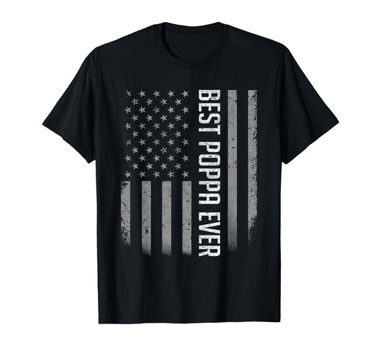 American Flag Dad Gift Fathers T-Shirt - Casual Everyday Wear for Adults - T-Shirt, Sweatshirt, Hoodie