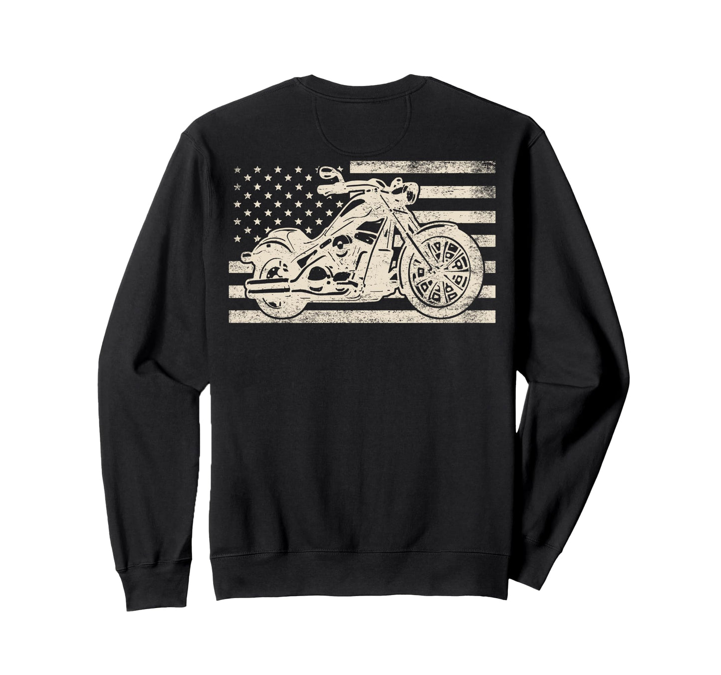 Road Trip Bike Rider Crew Usa Sweatshirt - Trendy Graphic for Adults - T-Shirt, Sweatshirt, Hoodie