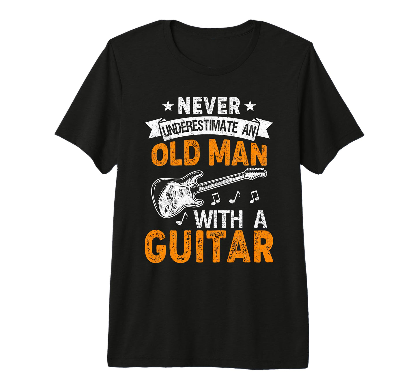 Fathers Day Never Underestimate Old T-Shirt - Trendy Graphic for Adults - T-Shirt, Sweatshirt, Hoodie