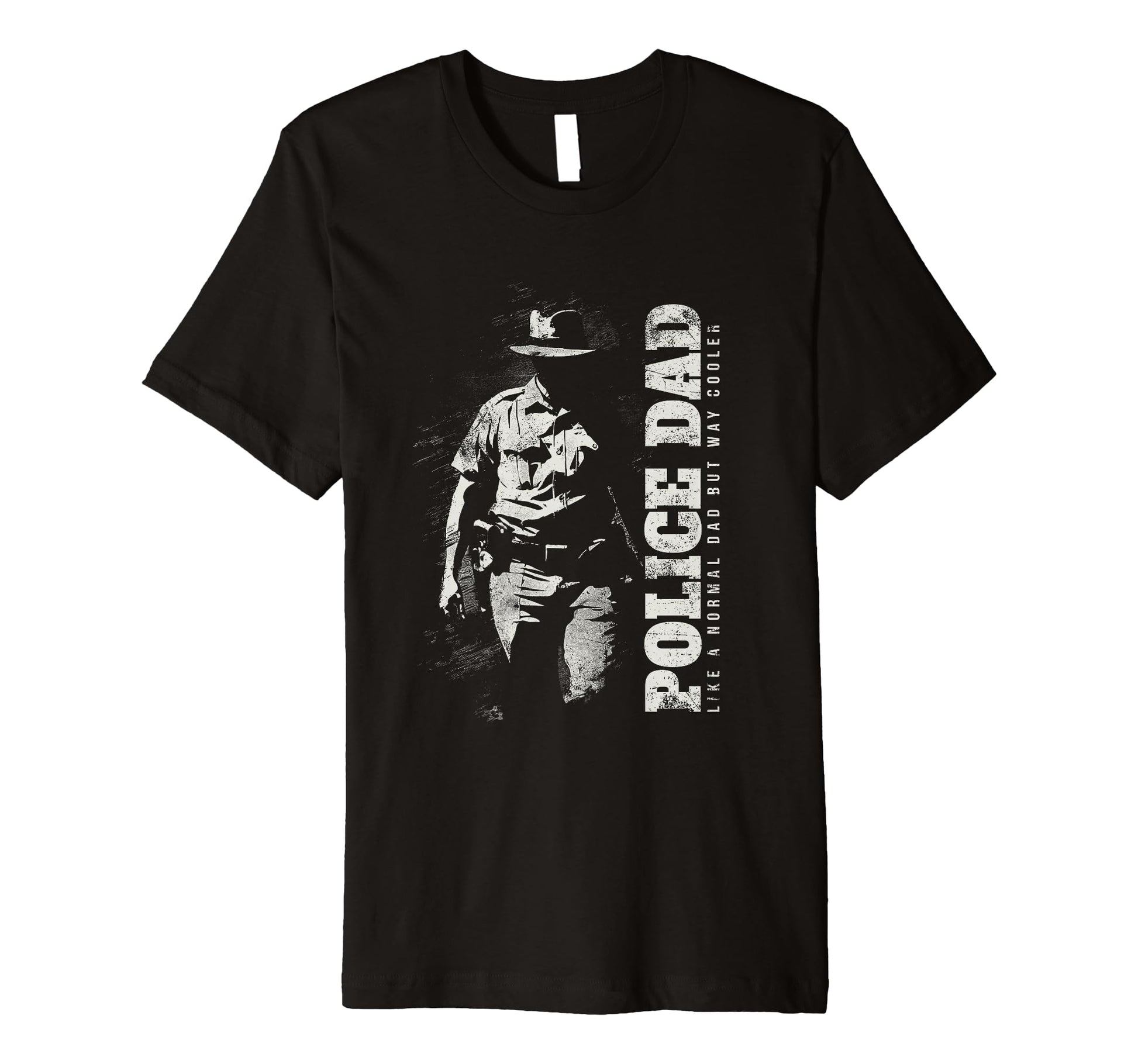 Mens Police Dad Like Normal Dad T-Shirt - Casual Everyday Wear for Adults - T-Shirt, Sweatshirt, Hoodie