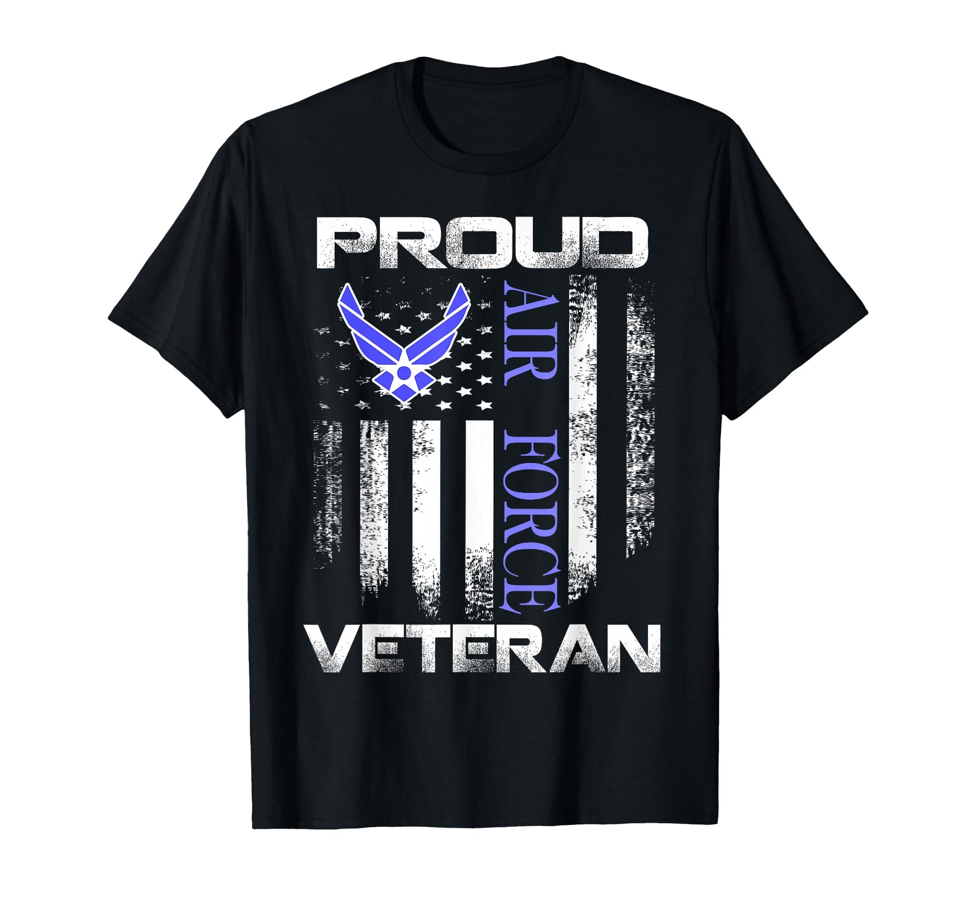 Proud Air Force Veteran American T-Shirt - Casual Everyday Wear Unisex - T-Shirt, Sweatshirt, Hoodie