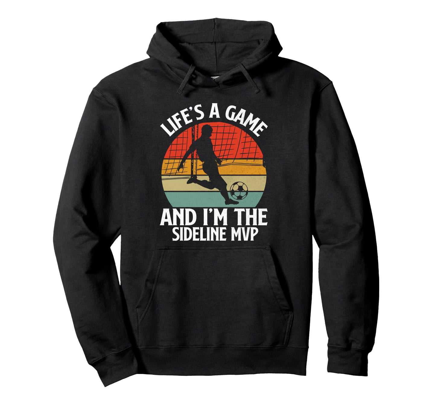 Lifes Game And Im Sideline Mvp Hoodie - Aesthetic Graphic for Adults - T-Shirt, Sweatshirt, Hoodie