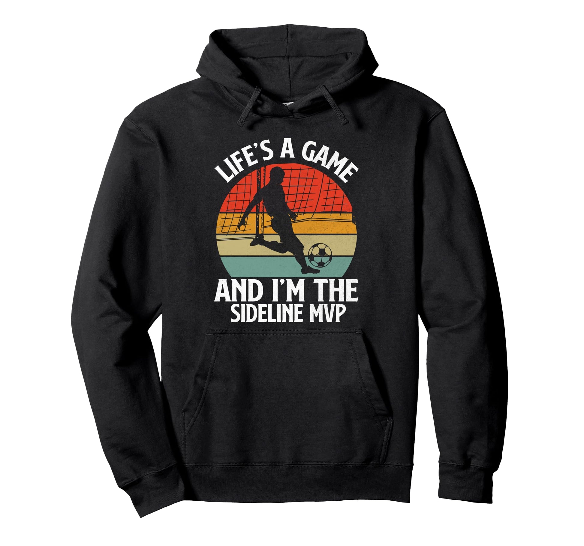 Lifes Game And Im Sideline Mvp Hoodie - Aesthetic Graphic for Adults - T-Shirt, Sweatshirt, Hoodie